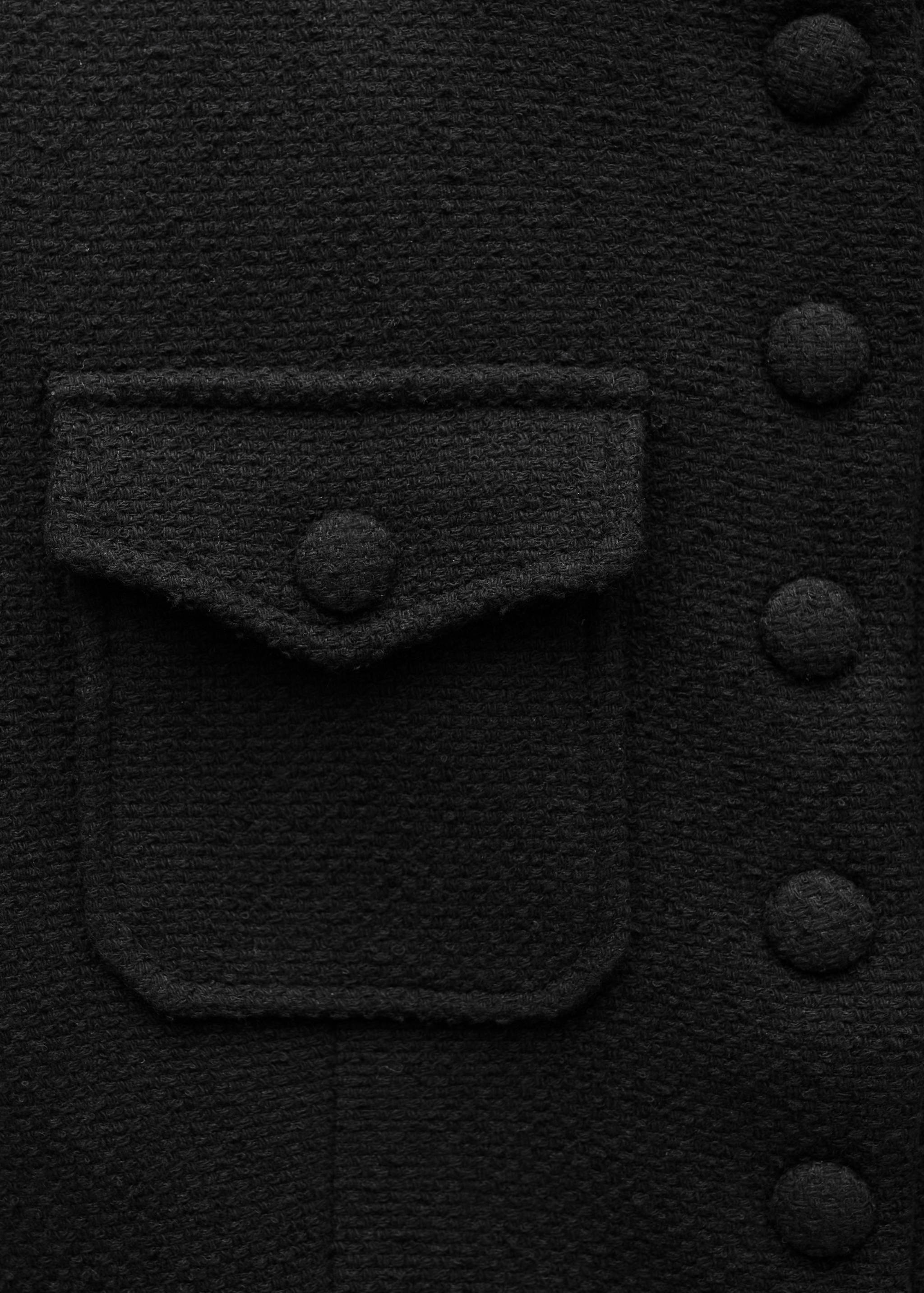 Chaqueta tweed bolsillos - Detalle del artículo 8