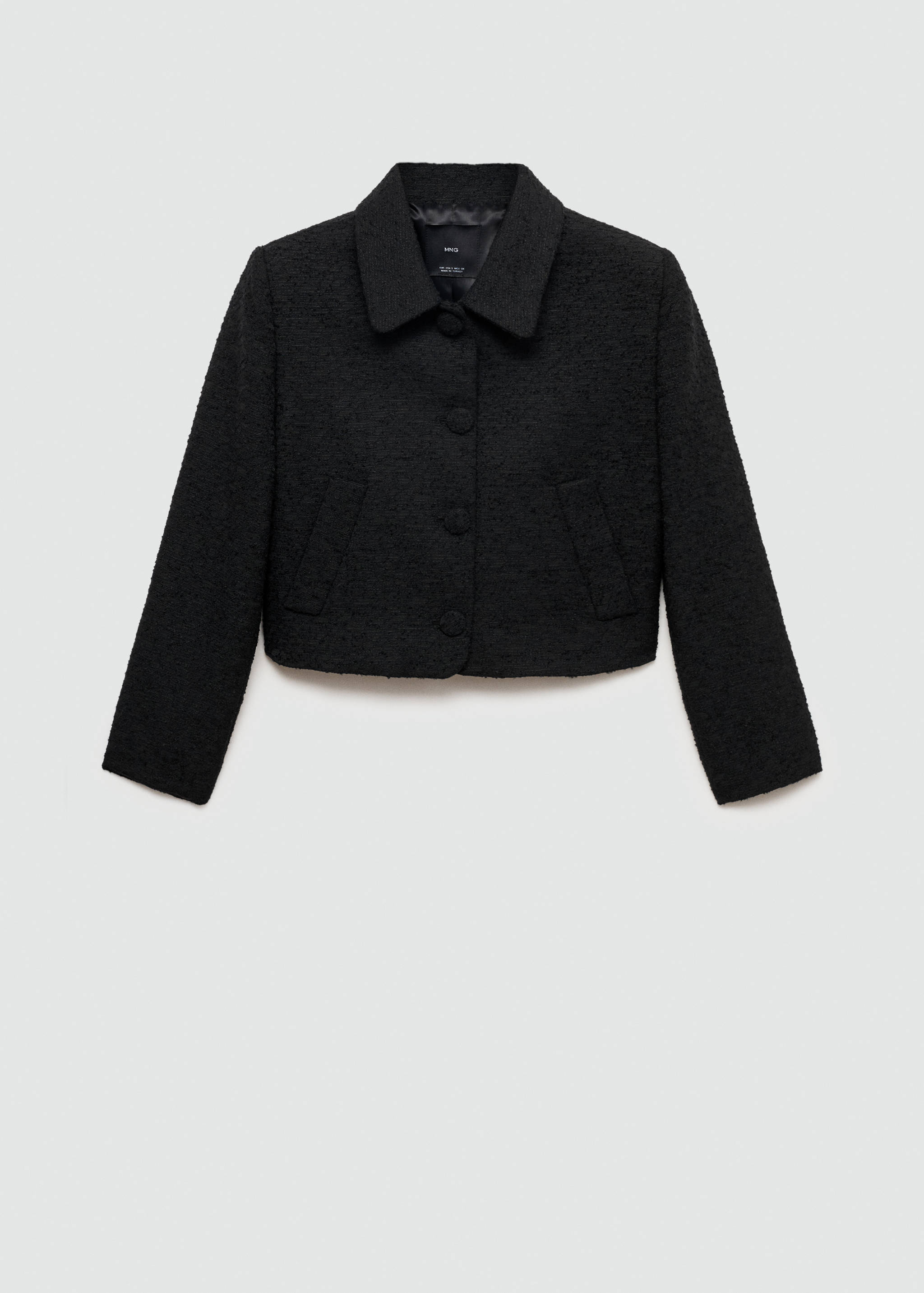 Crop tweed jacket - Article without model