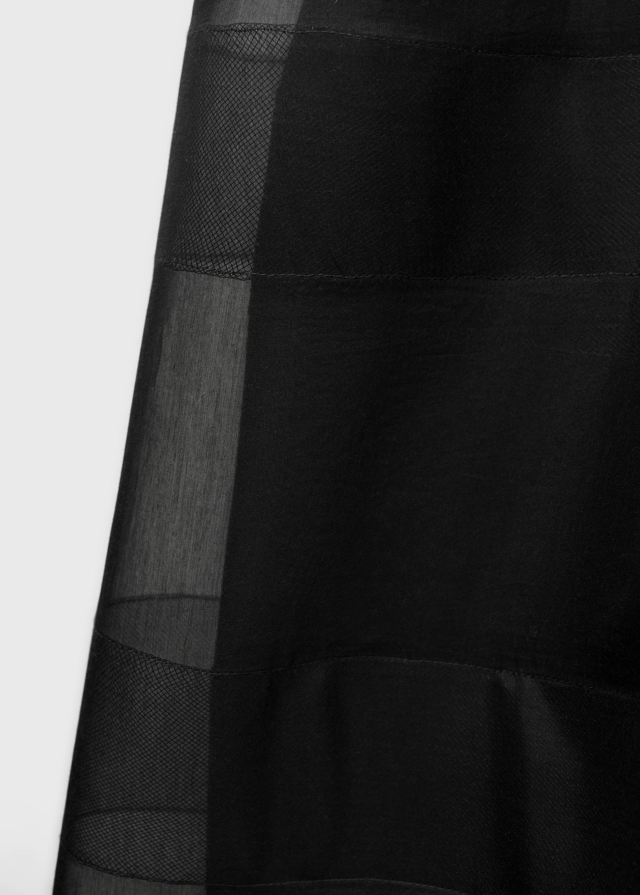 Corset dress with semi-transparent skirt - Details of the article 0