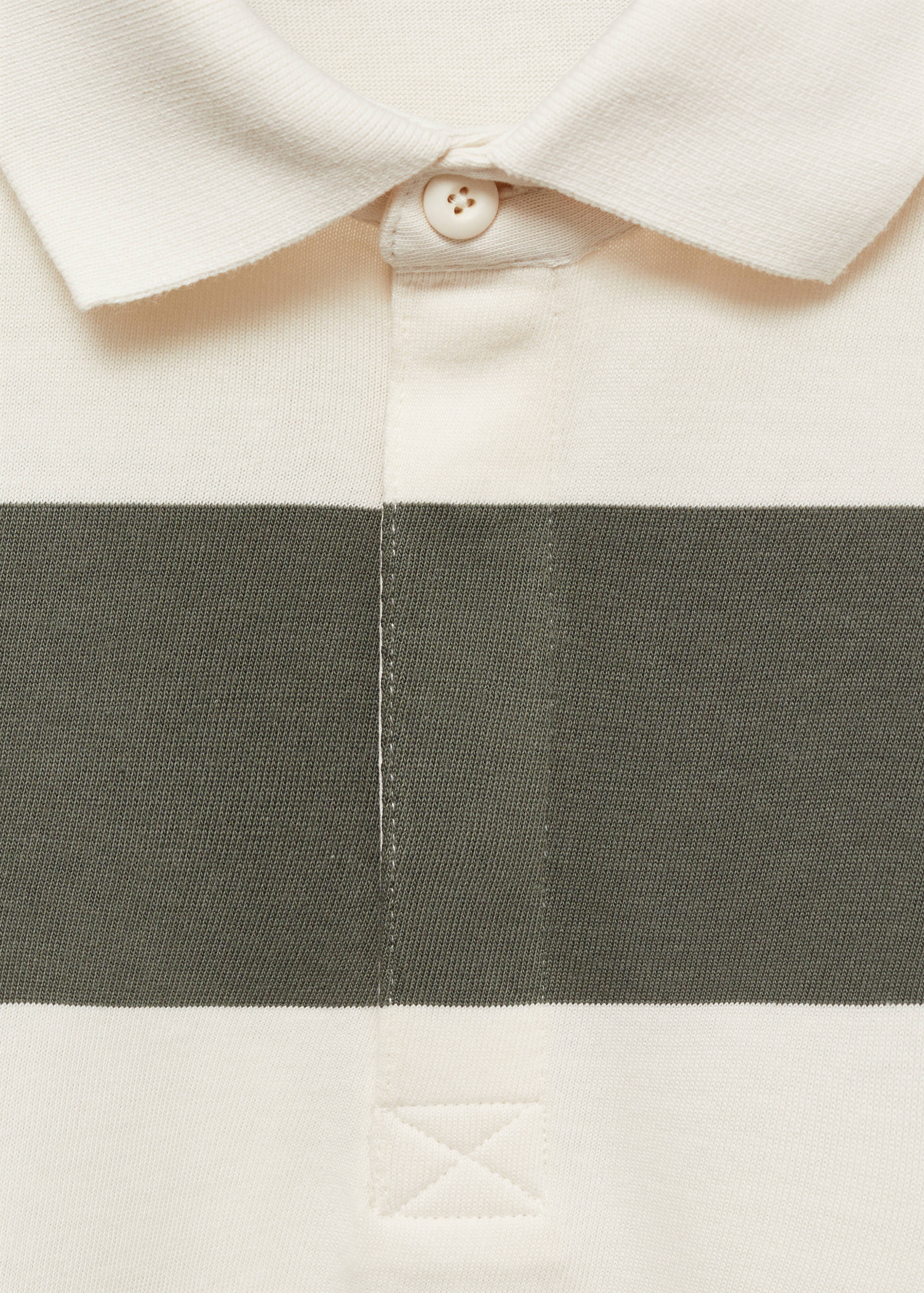 100% cotton striped regular-fit polo shirt - Details of the article 8