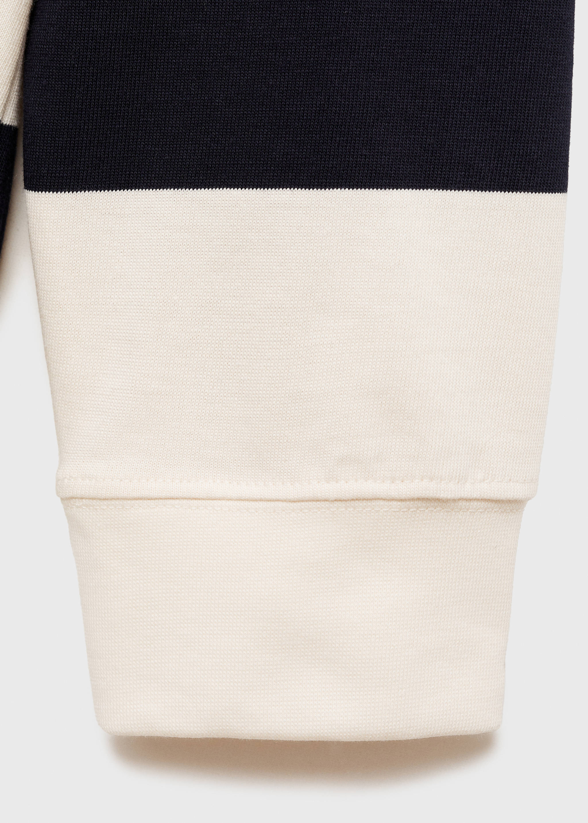 Polo de 100% algodão às riscas regular fit - Pormenor do artigo 0