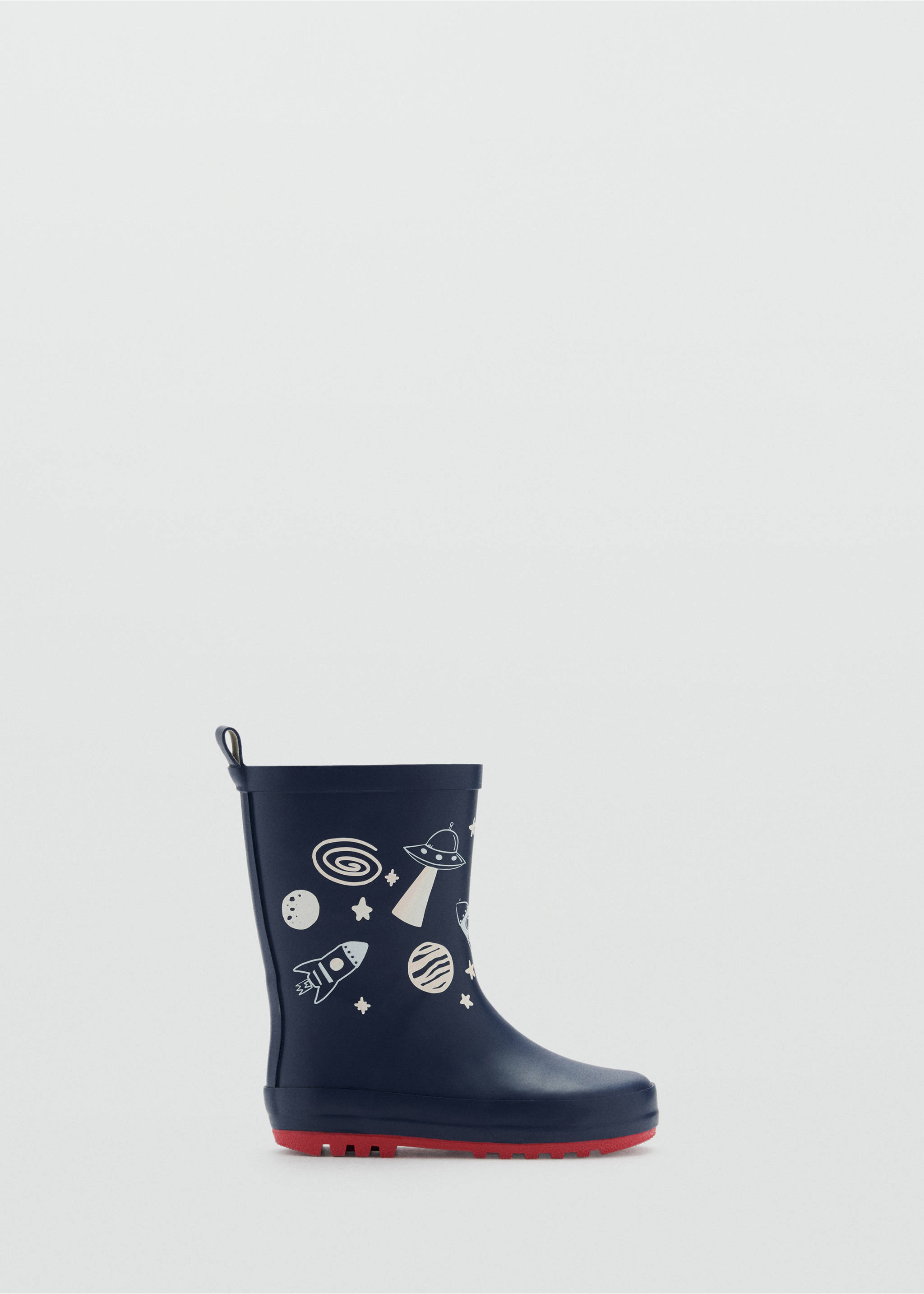 Space rain boots - Article without model, Dark Navy. Ref: 77057116-00.