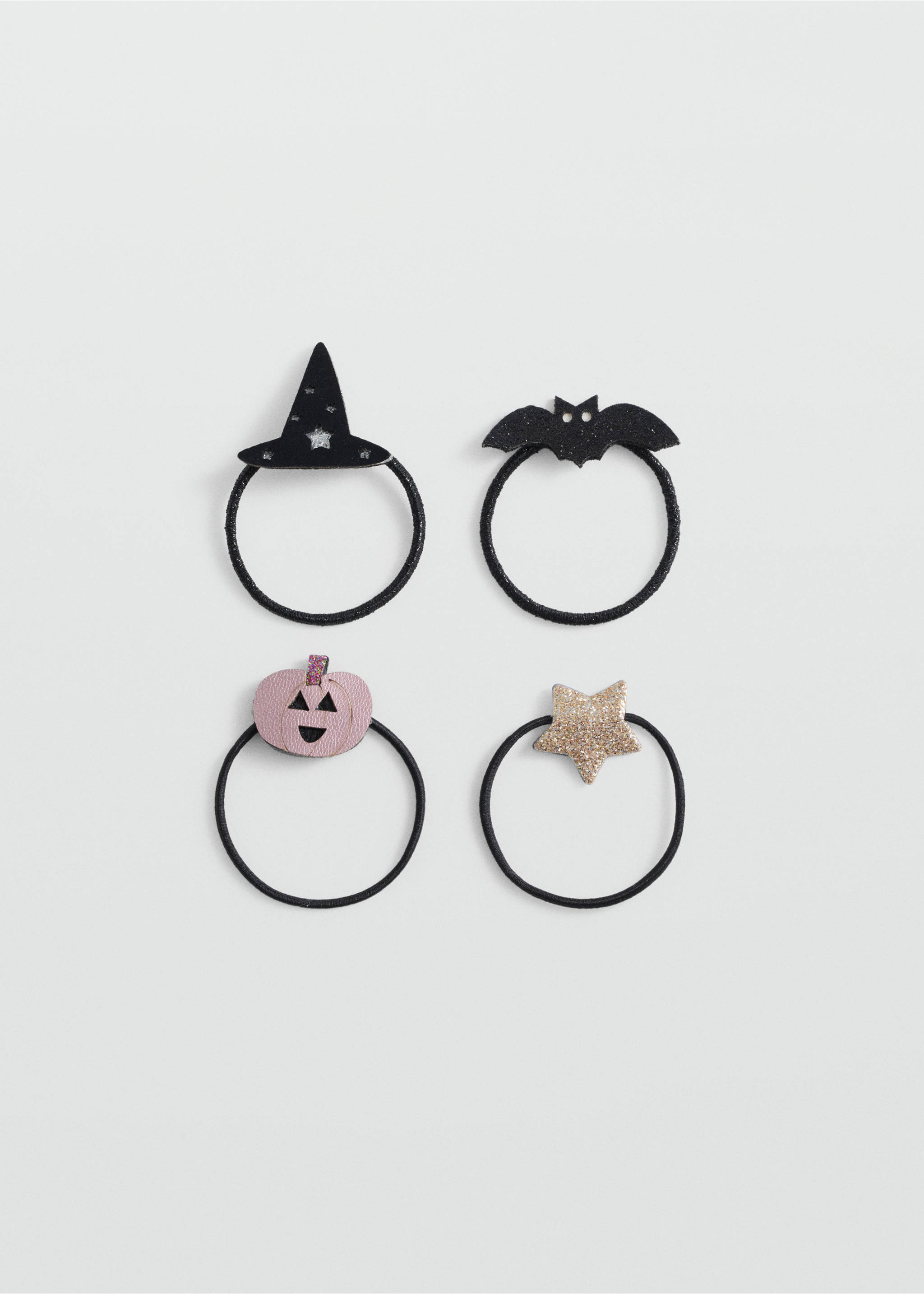 Pack of 4 Halloween hair bands - Article without model, Black. Ref: 77057121-00.