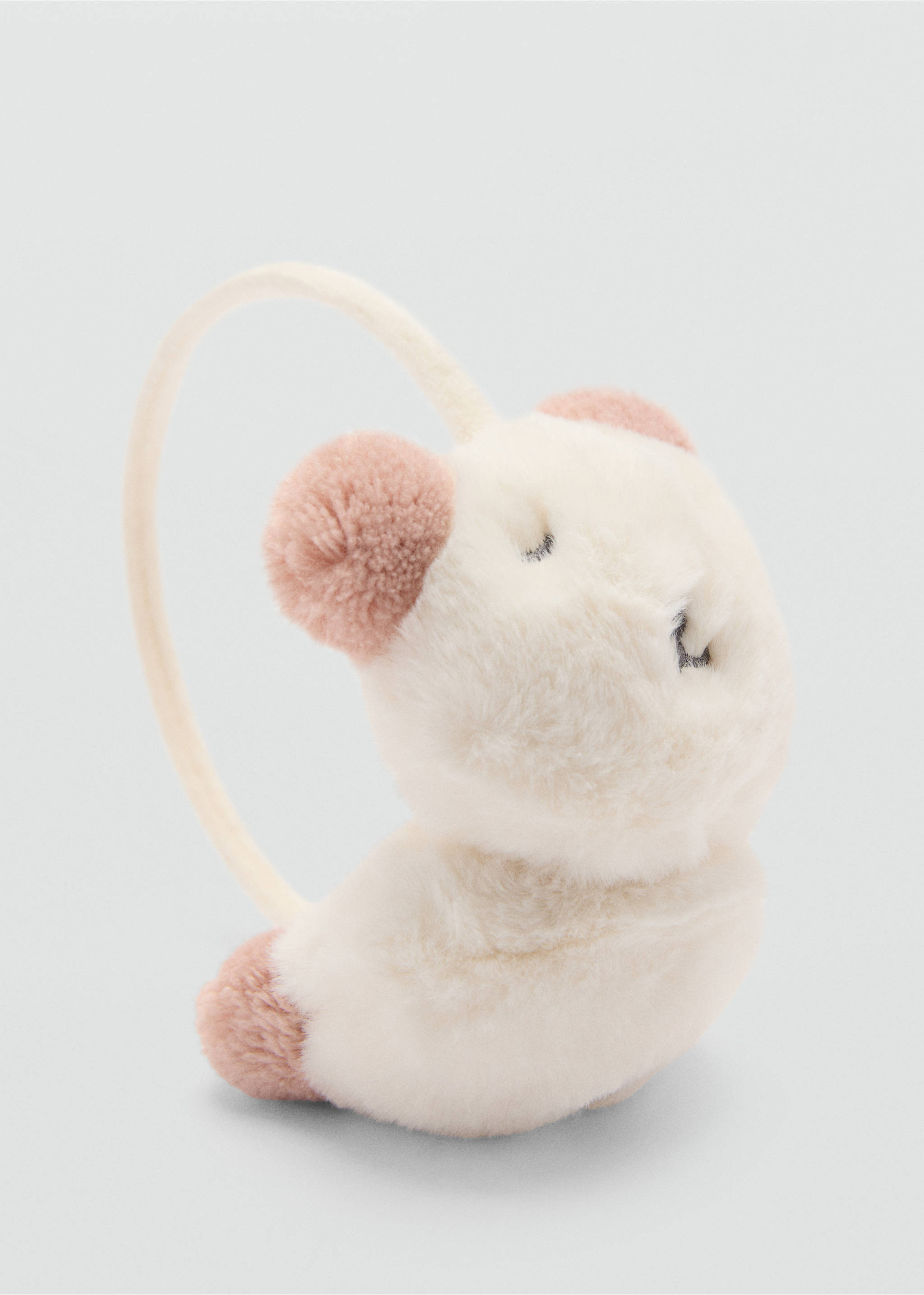 Cat fur-effect earmuffs - Medium plane, Sand. Ref: 77057122-00.