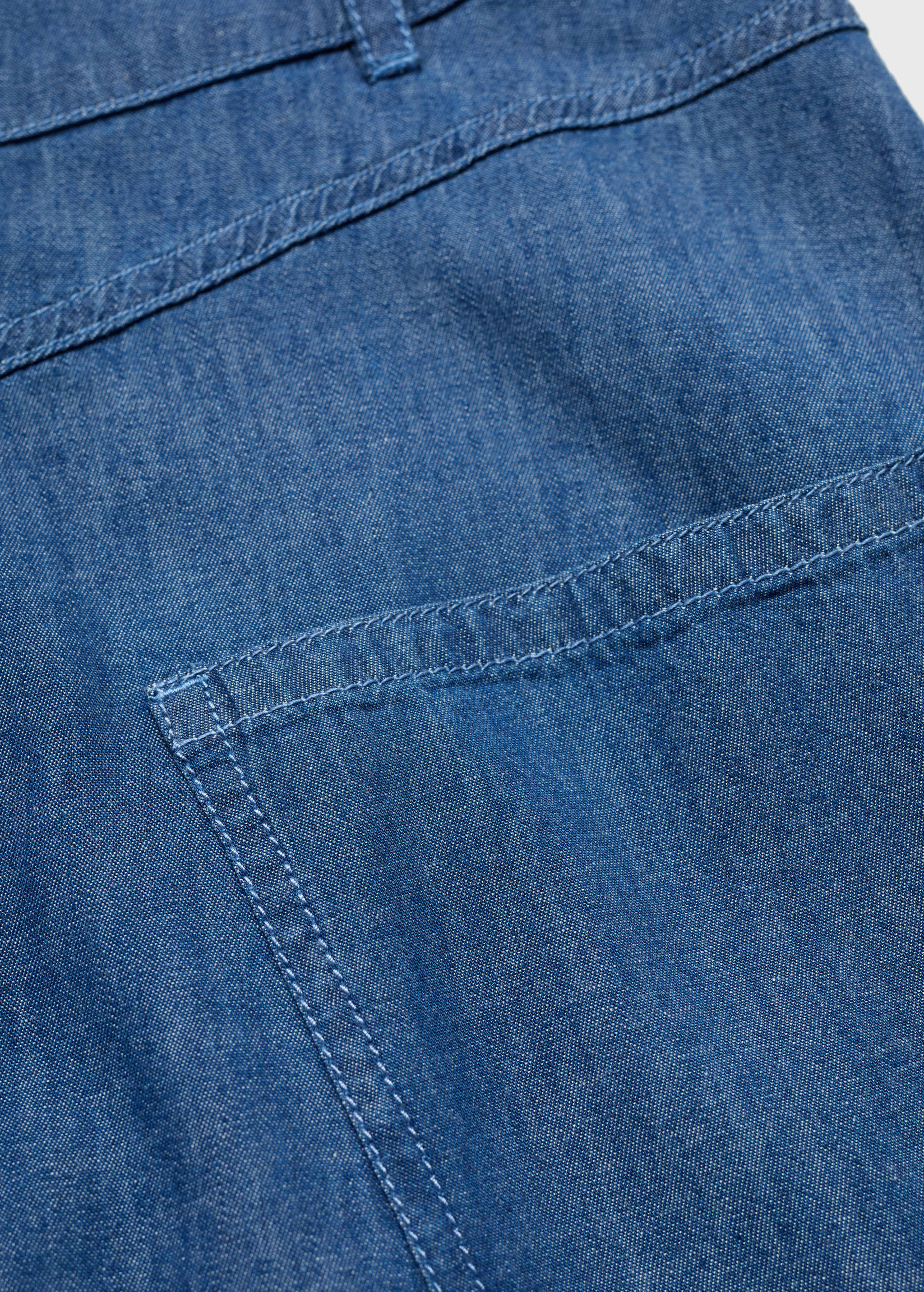 Zipped denim skirt - Details of the article 0