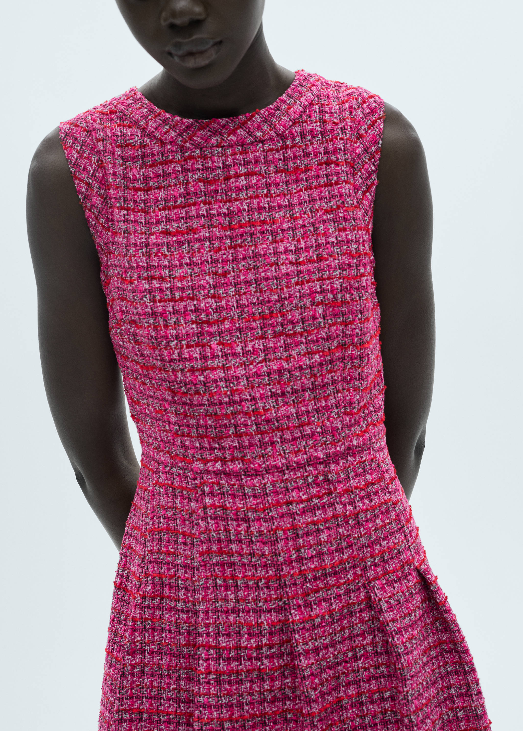 A-line tweed dress - Details of the article 6