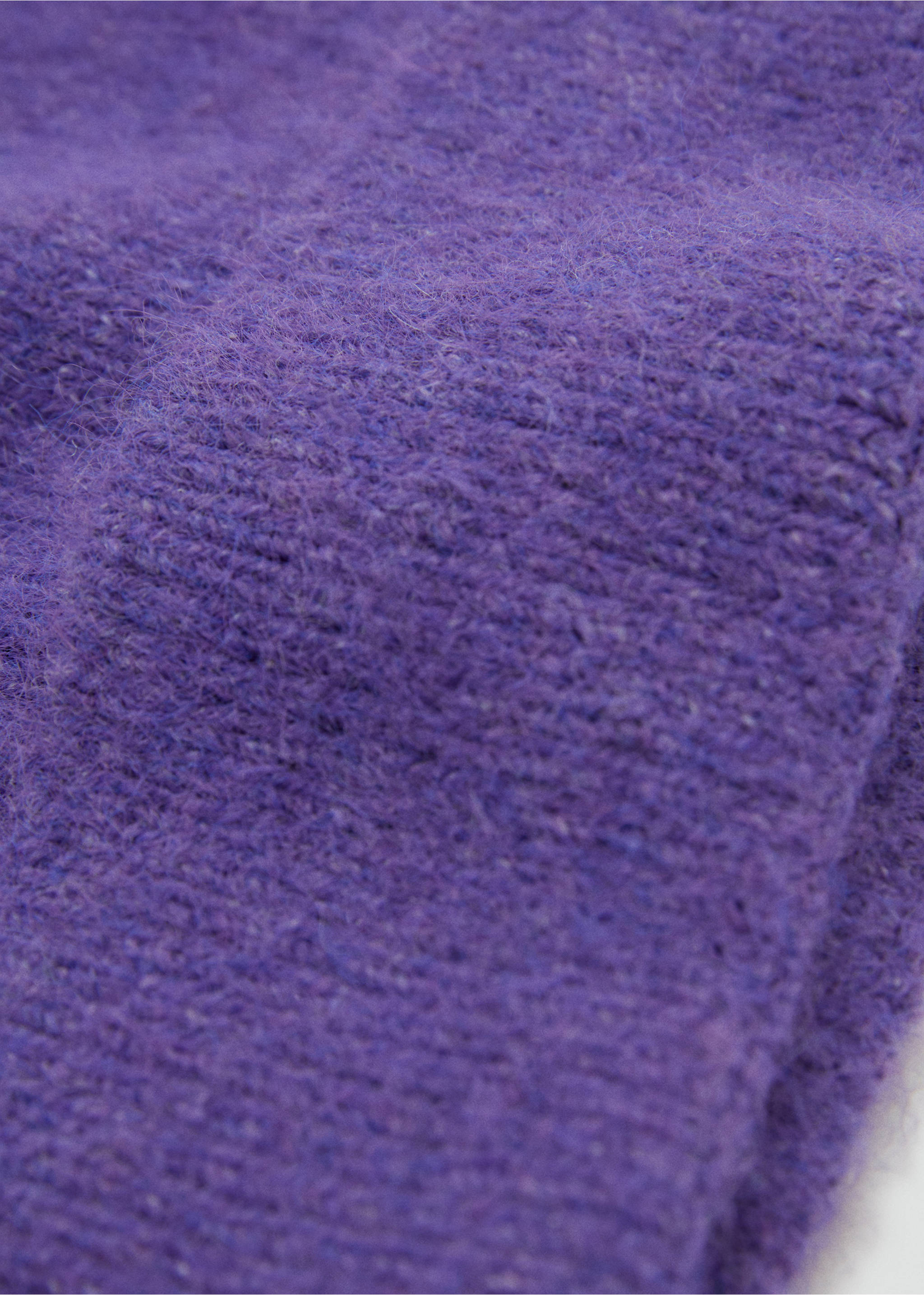 Strickmütze - Mittlere Ansicht, Lila. Ref: 77057649-00.