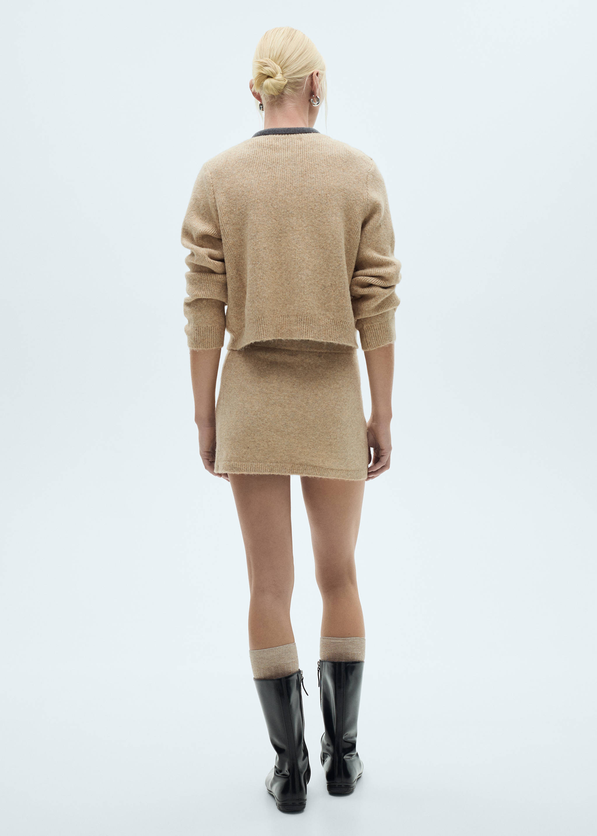 Knitted miniskirt - Details of the article 1