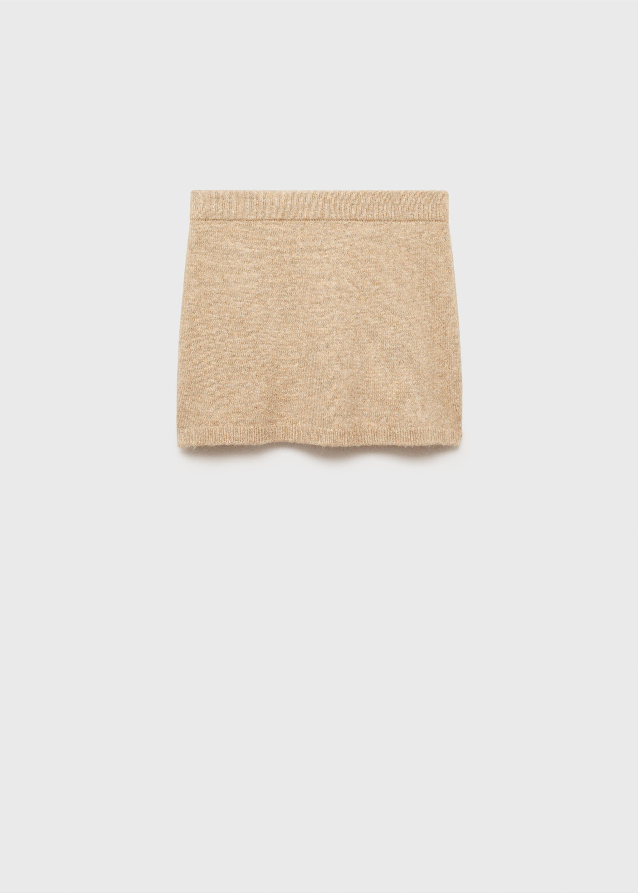 Pletena mini suknja - Artikl bez modela, Srednje smeđa. Ref: 77057664-00.