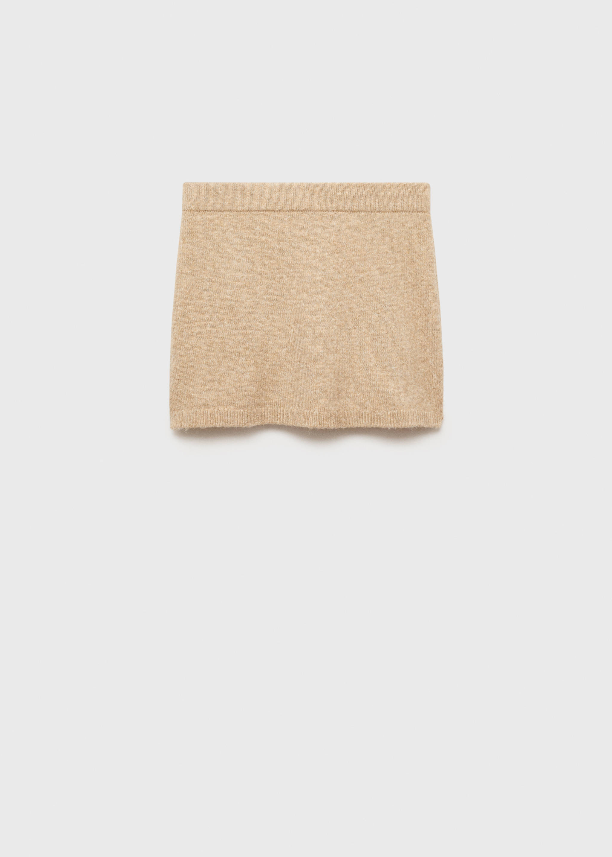 Knitted miniskirt - Article without model