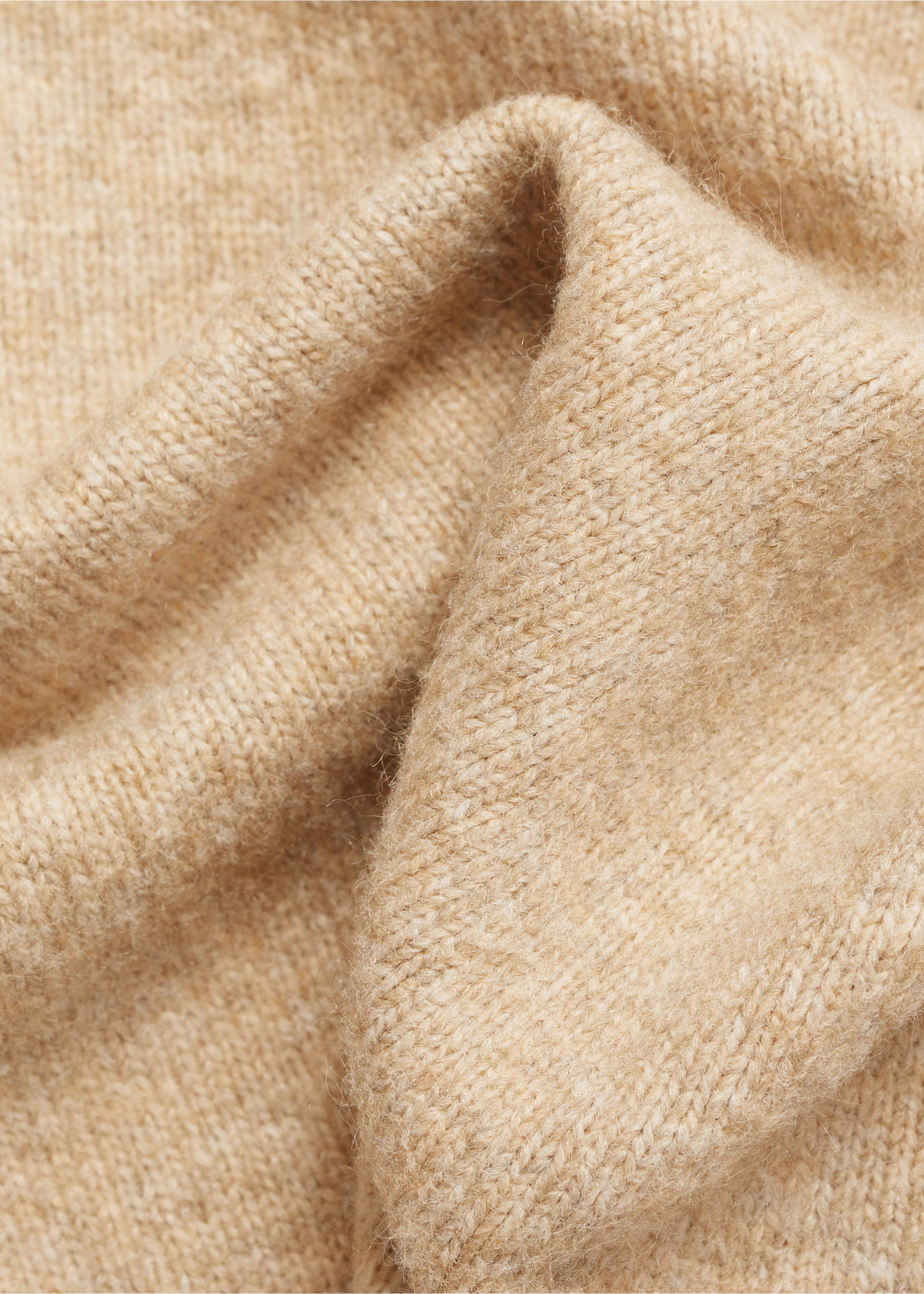 Pletena mini suknja - Detalji artikla 0, Srednje smeđa. Ref: 77057664-00.