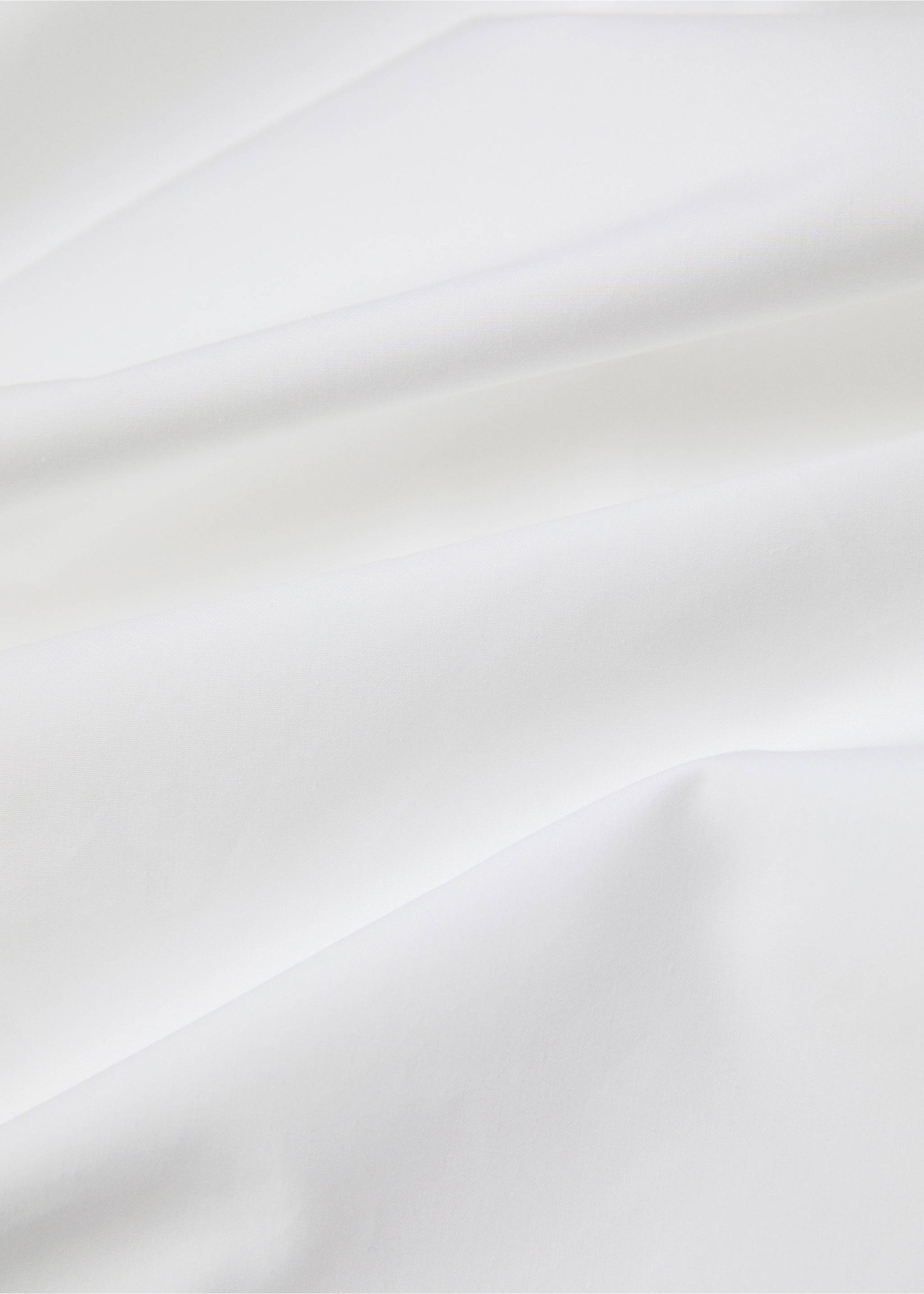 Double-embroidered flat sheet for king bed - Details of the article 1, Beige. Ref: 77057669-00.