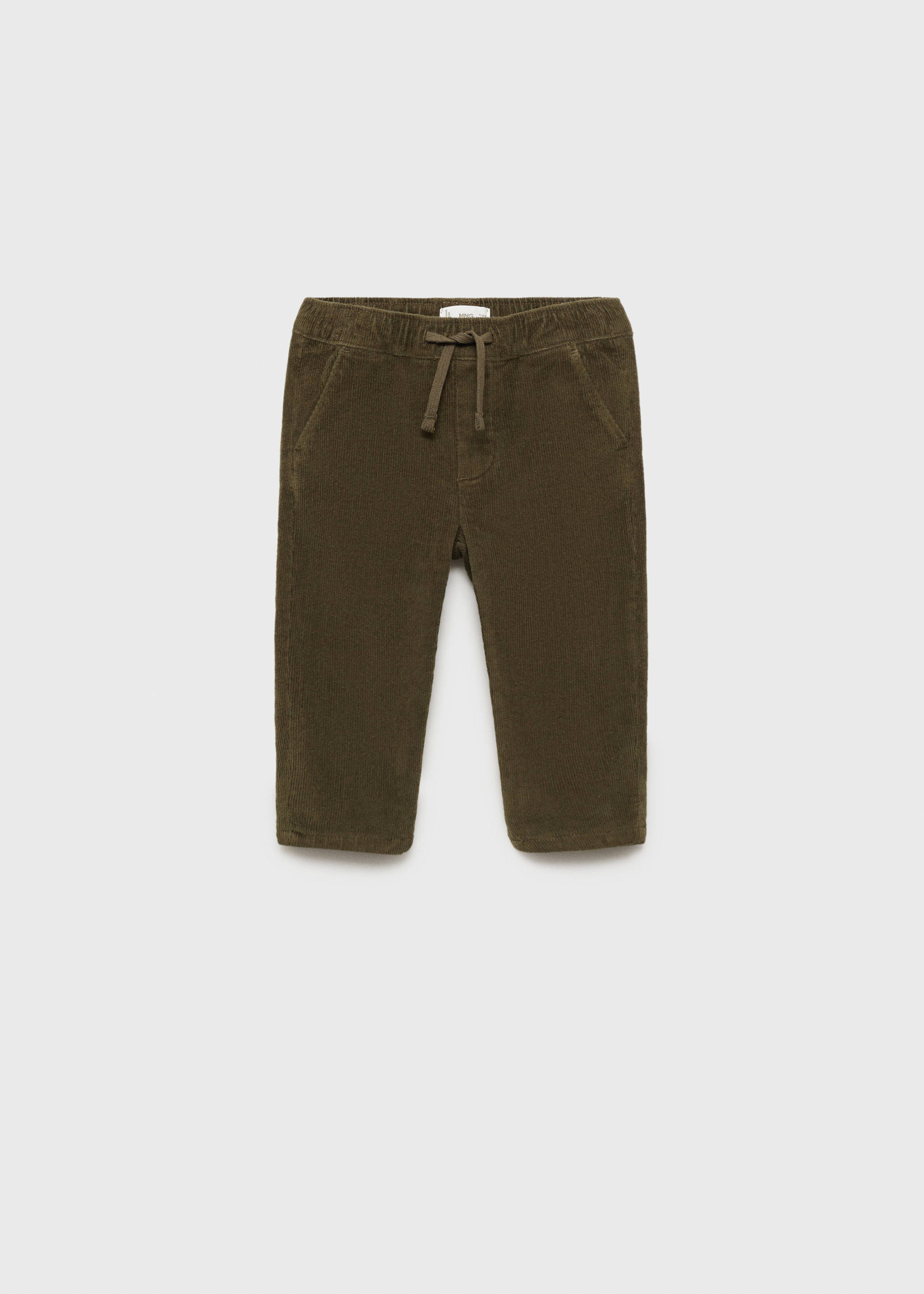 Lined corduroy trousers - Article without model