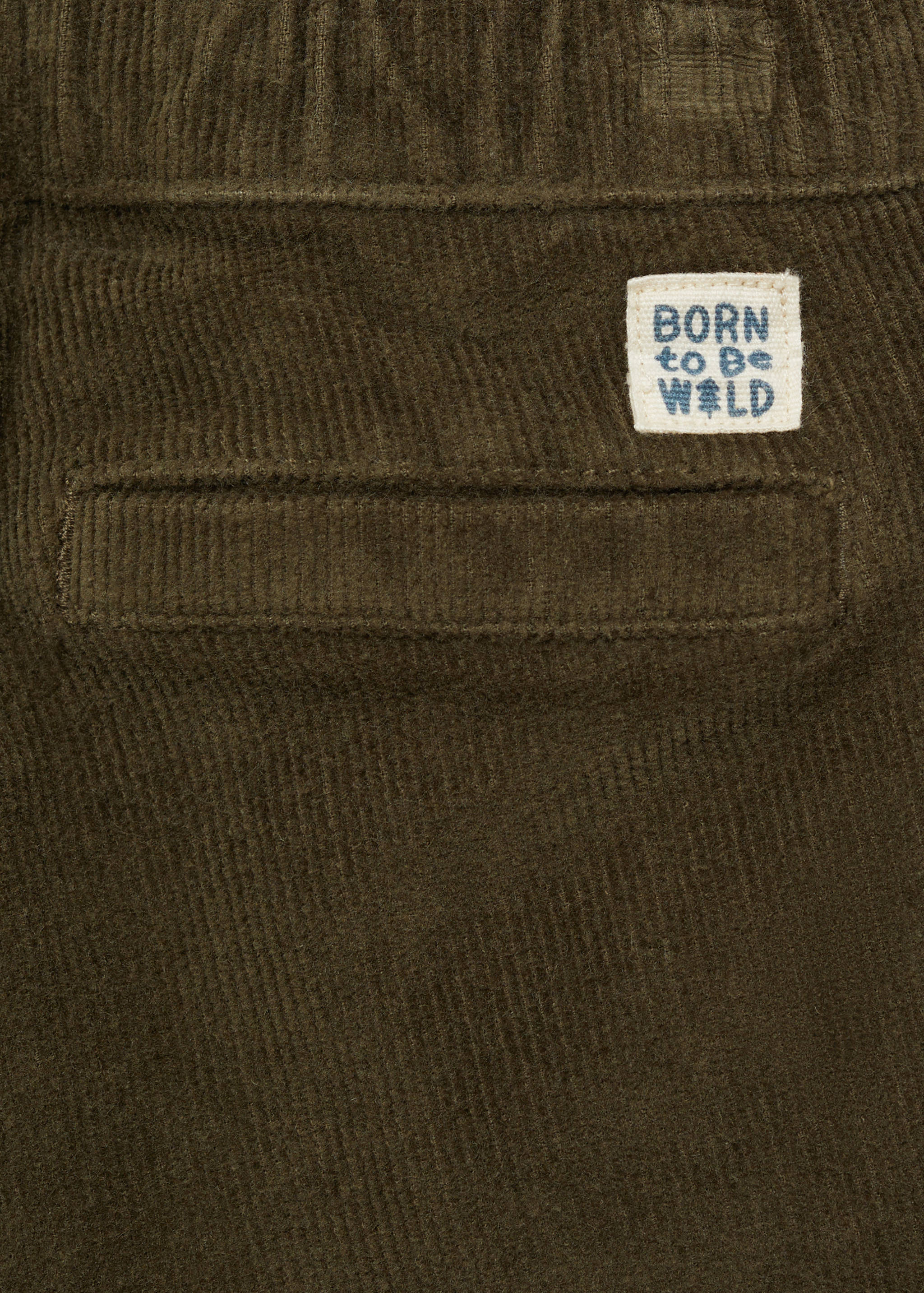 Lined corduroy trousers - Details of the article 0