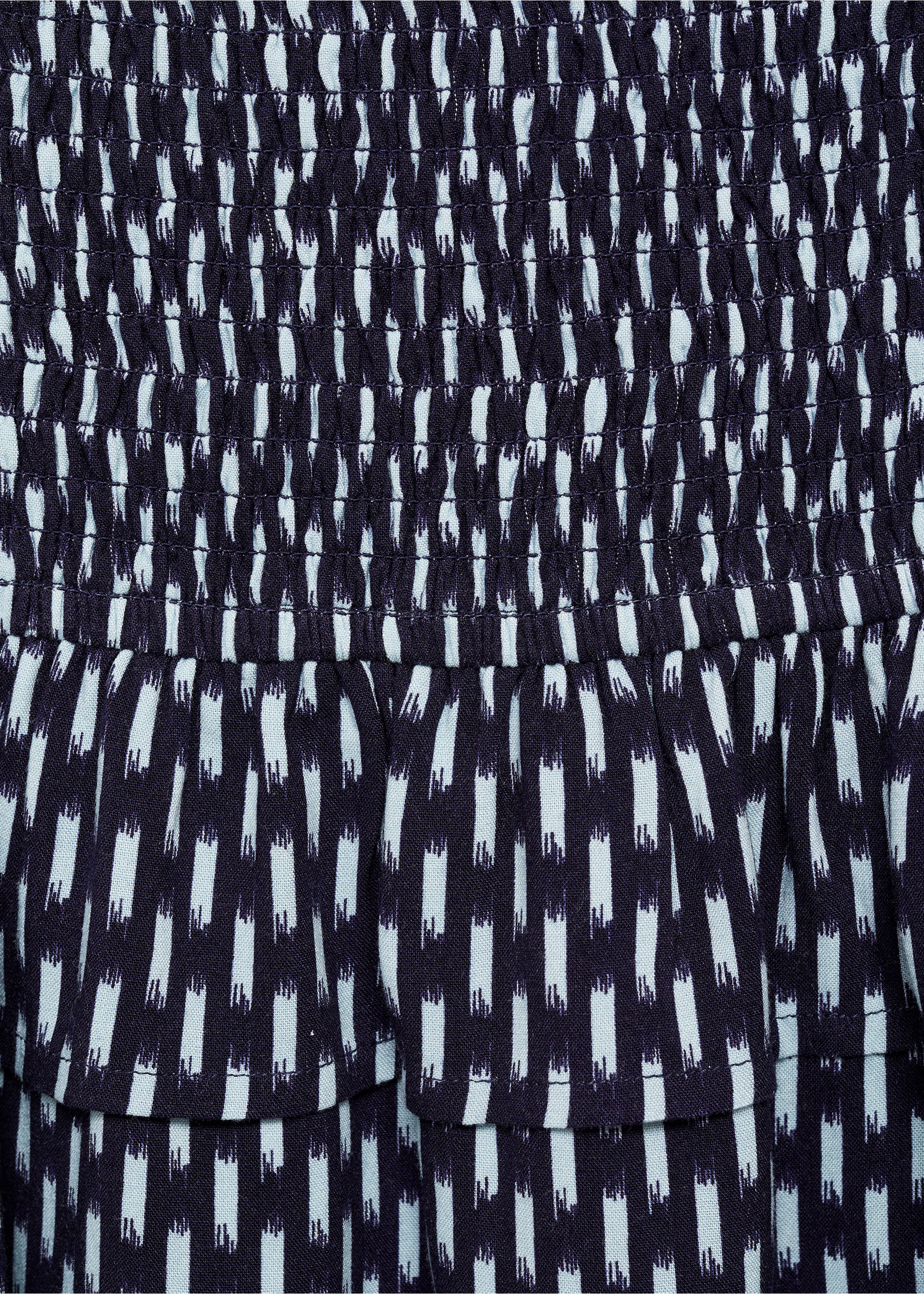 Falda fruncida volantes - Detalle del artículo 8, Azul marino oscuro. Ref: 77057677-00.