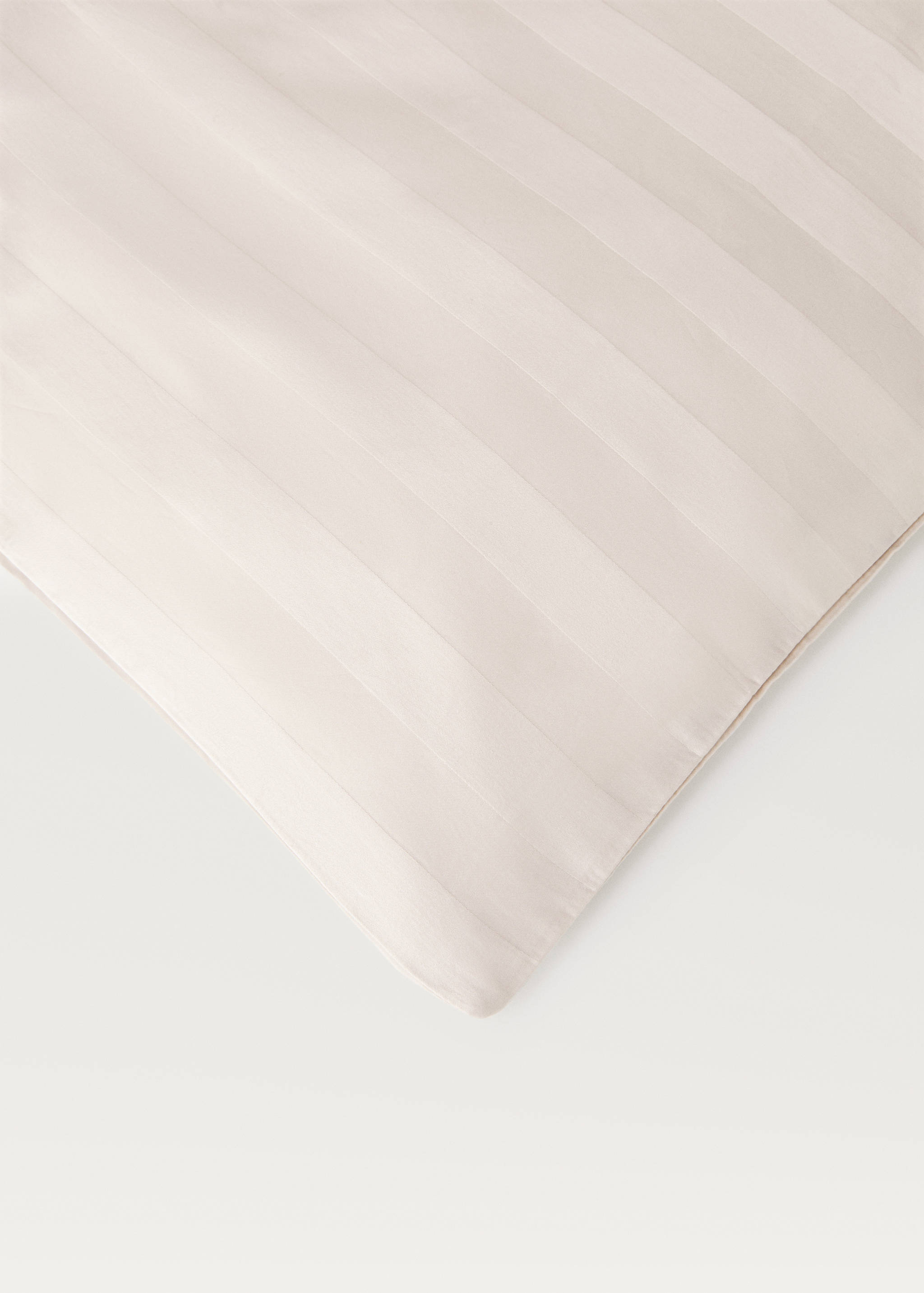 Jacquard cotton satin striped duvet cover for 90 cm bed - Details of the article 3