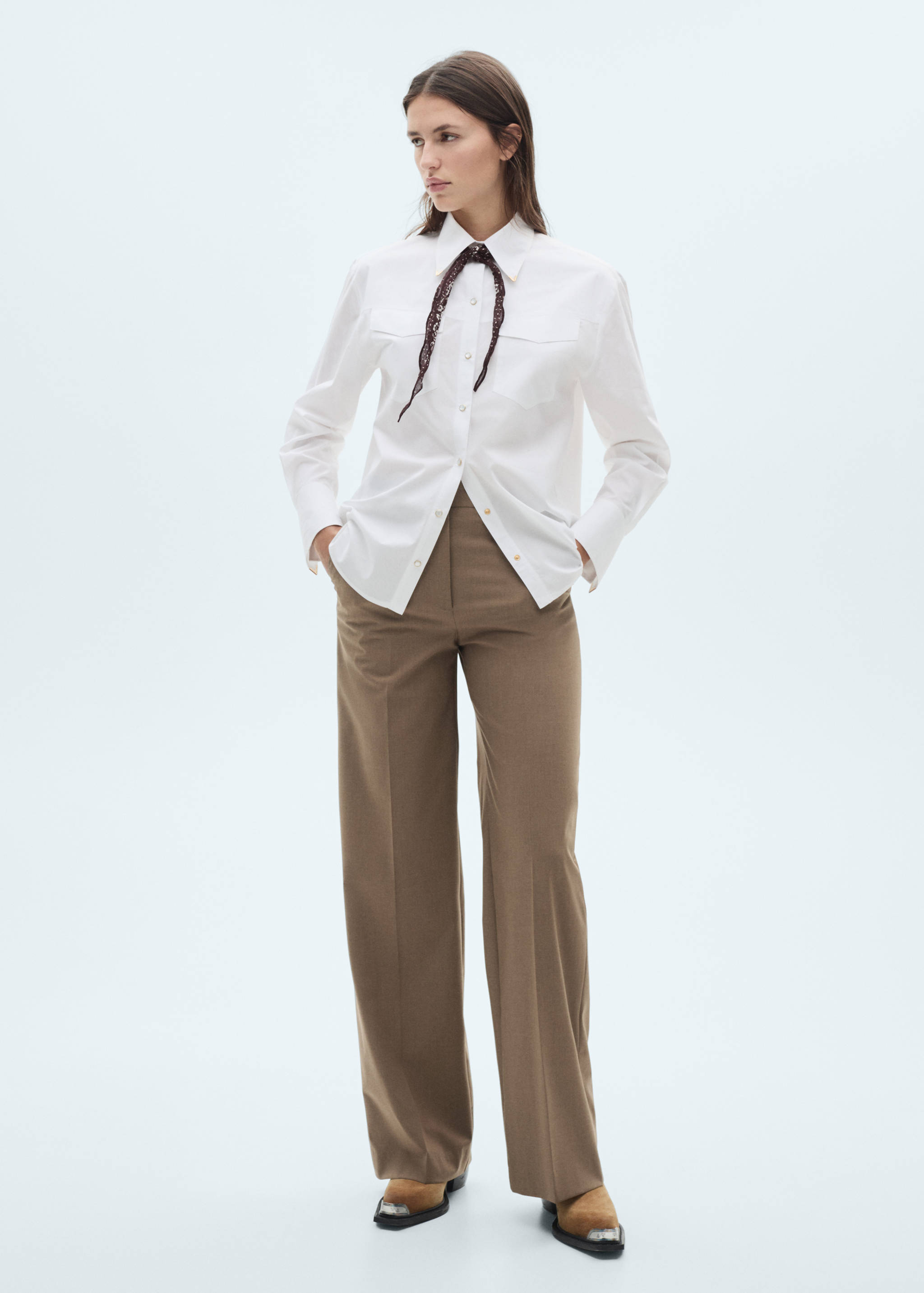 Metal detail shirt - General plane