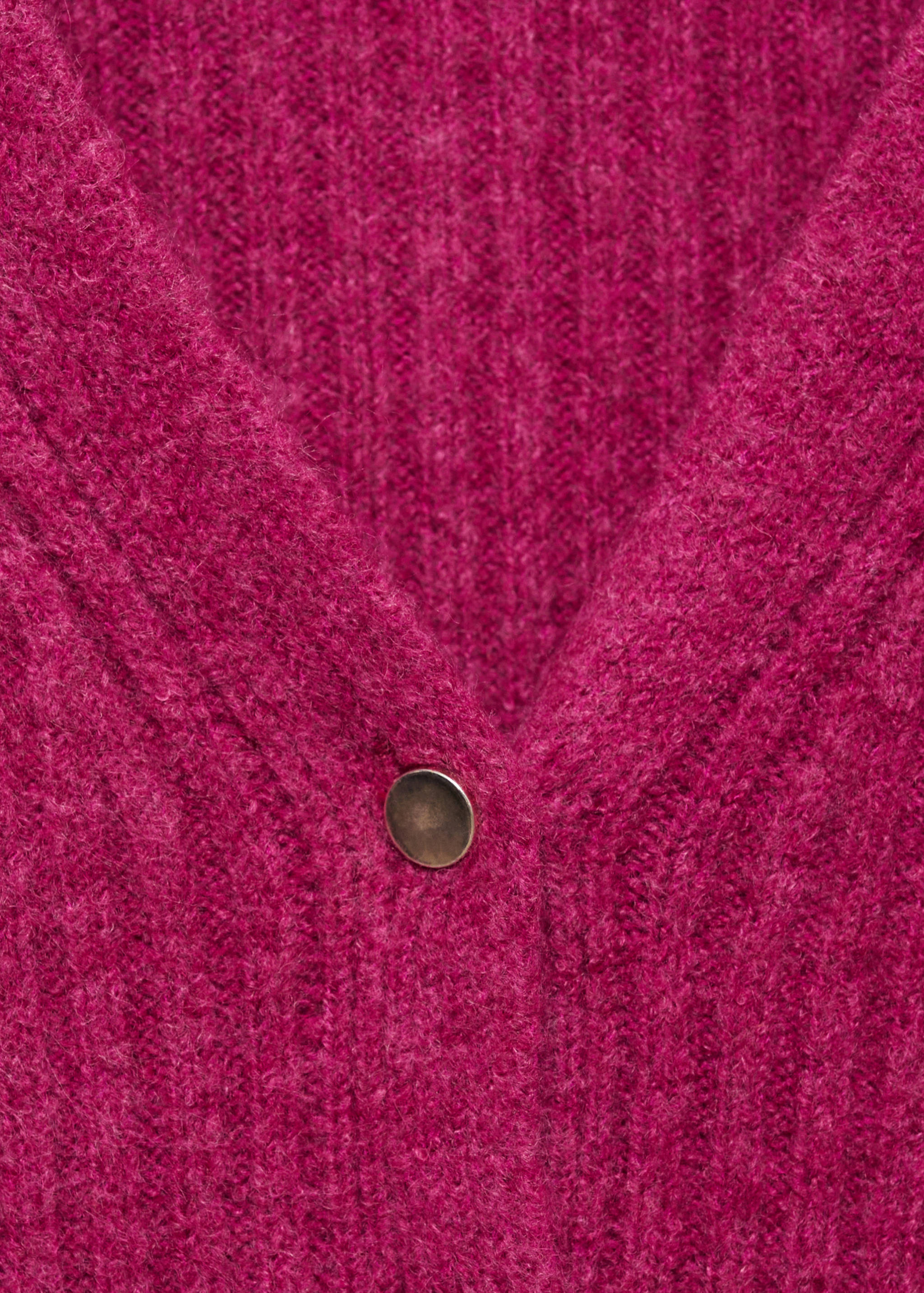 Knitted cardigan with metallic buttons - Details of the article 8