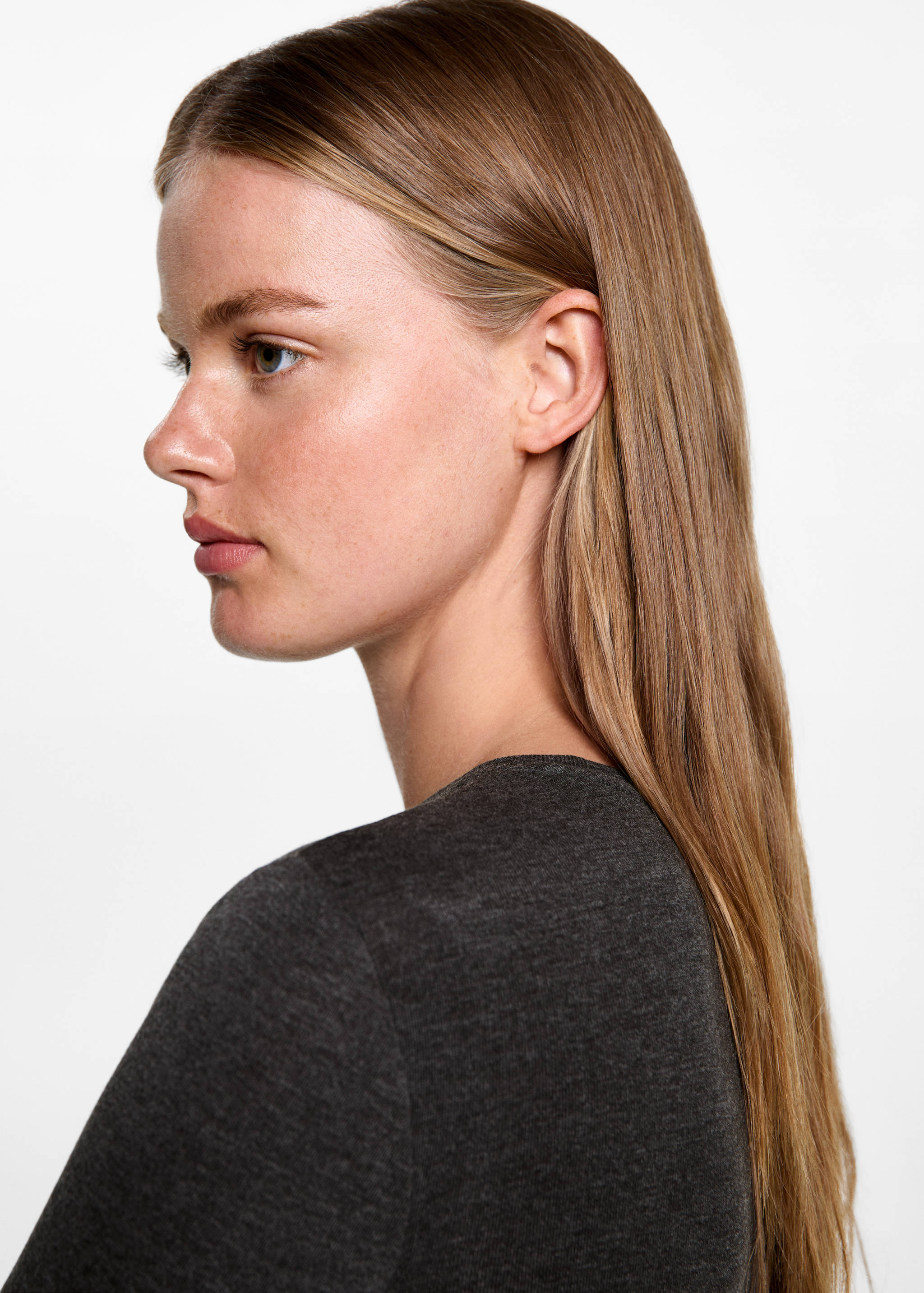 Jurk met lange mouwen en split - Detail van het artikel 1