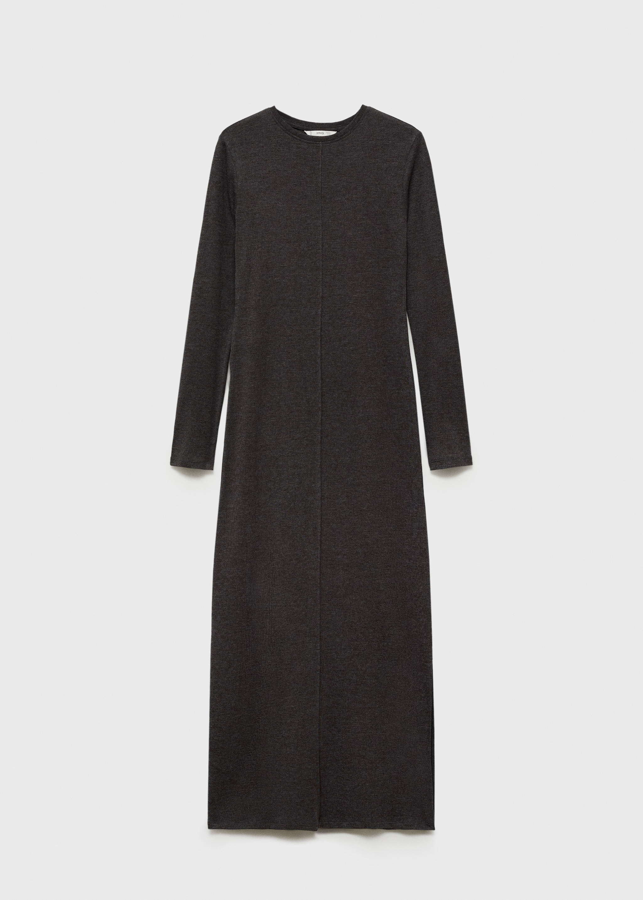 Jurk met lange mouwen en split - Artikel zonder model