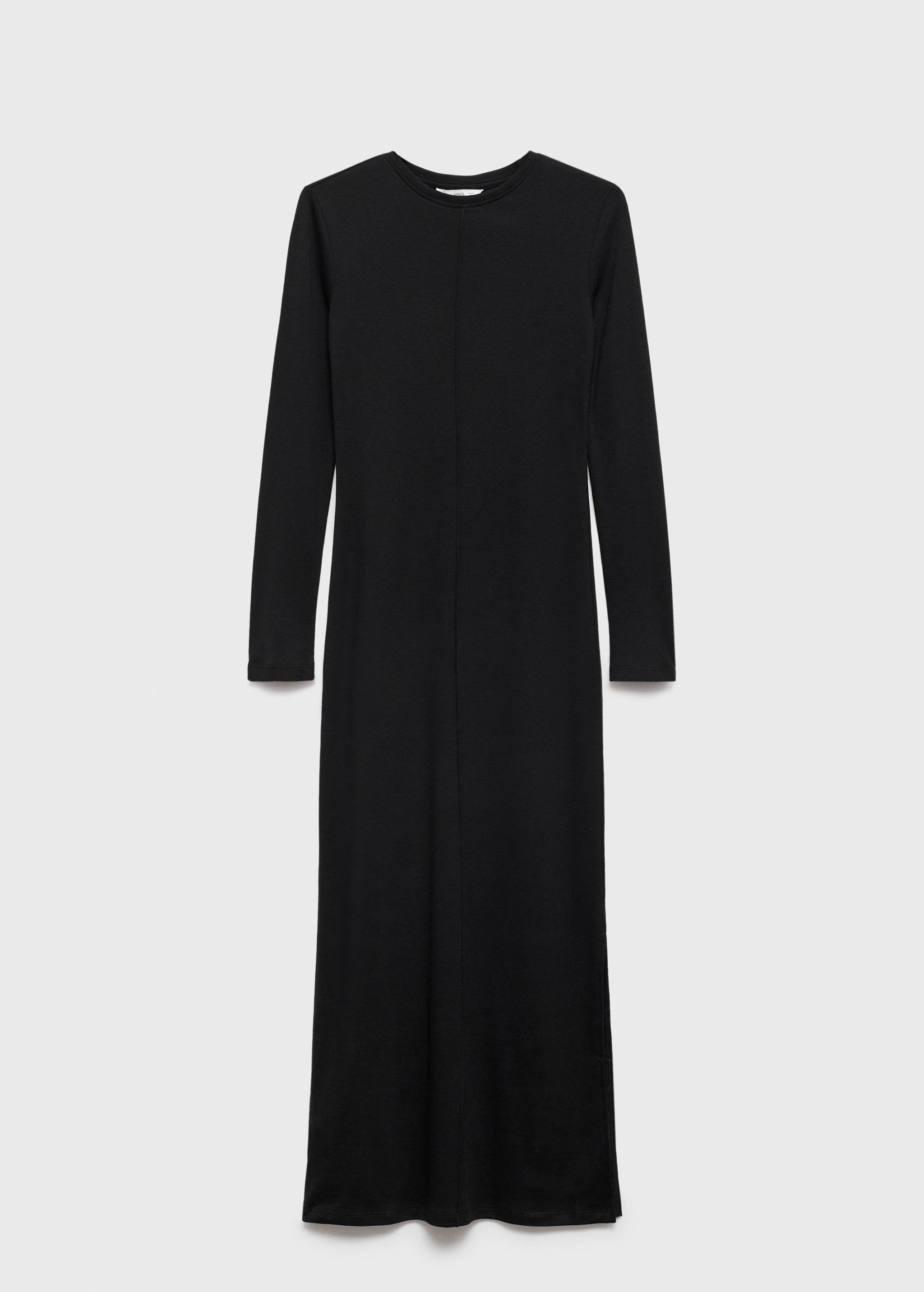 Vestido manga larga abertura - Artículo sin modelo