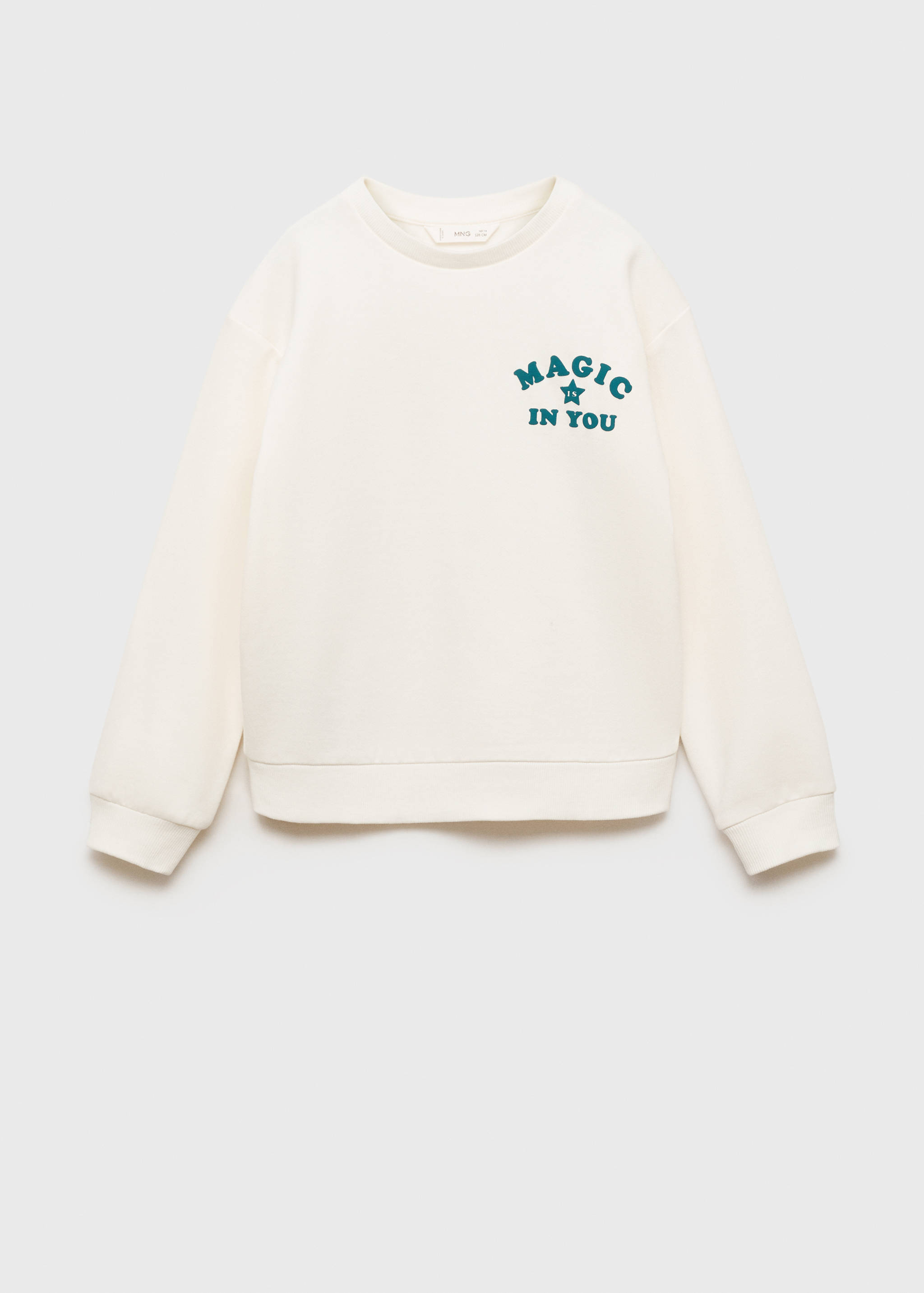 Gemustertes Baumwoll-Sweatshirt - Artikel ohne Model