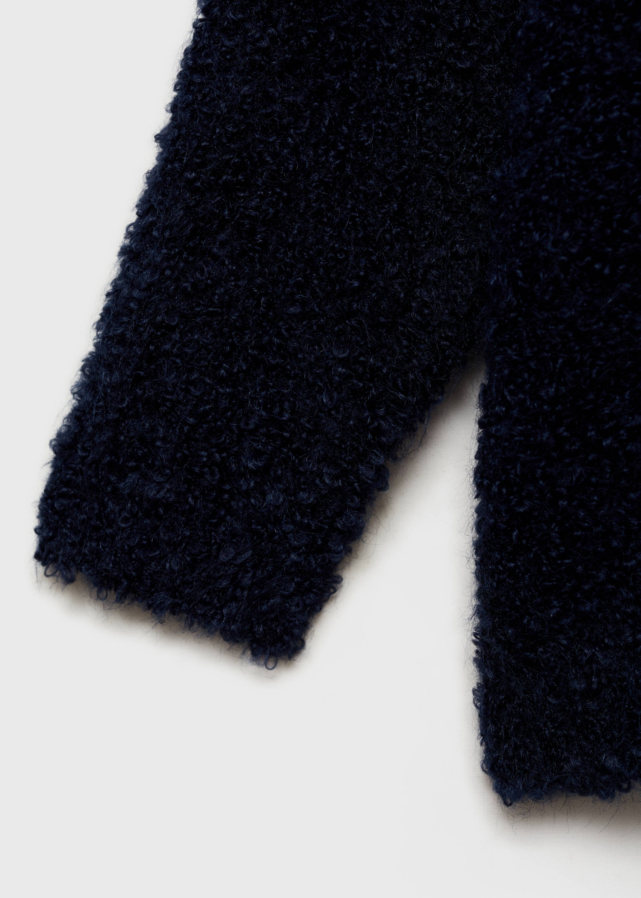 Bouclé-knit cardigan - Details of the article 0