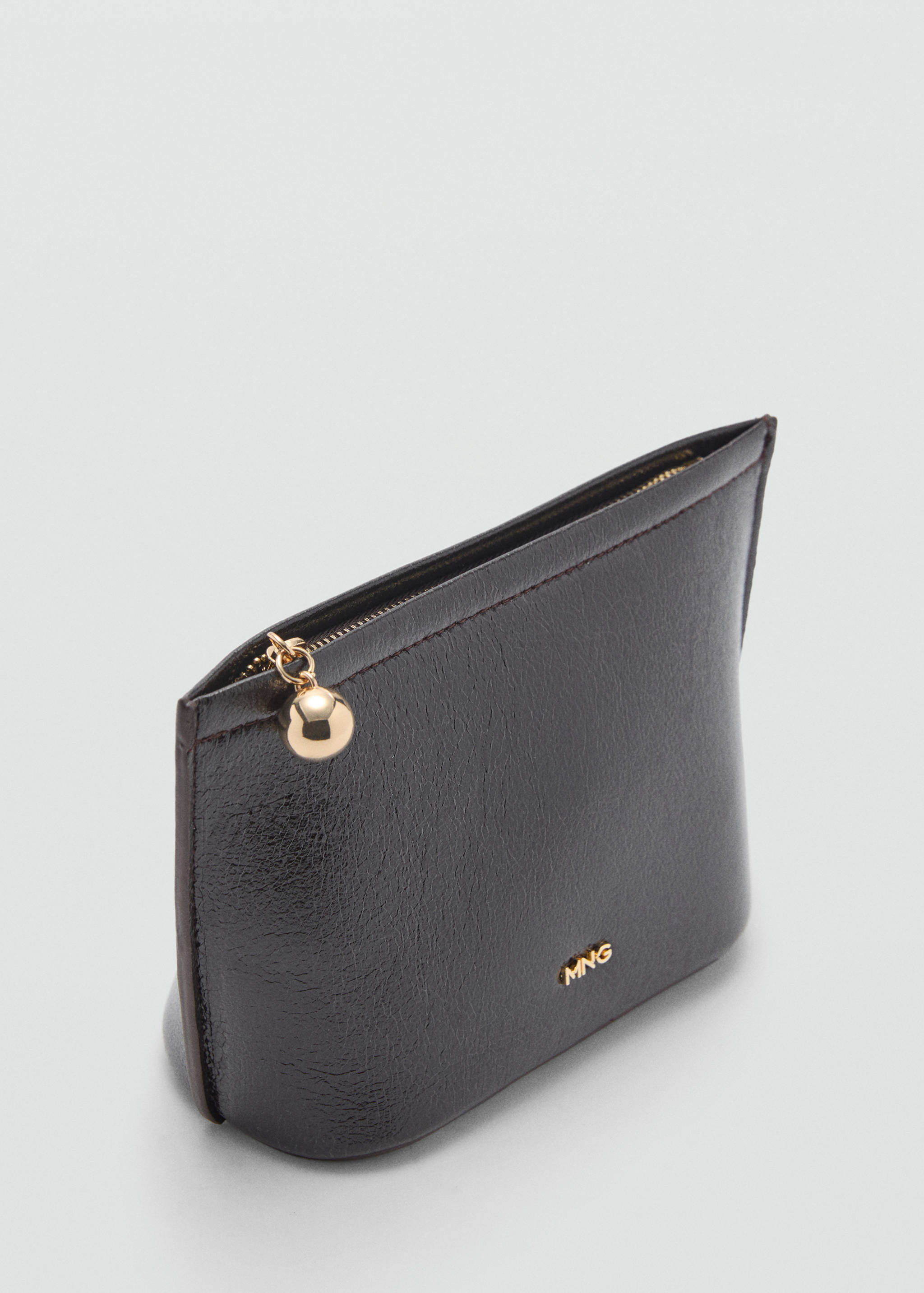 Faux-leather toiletry bag - Medium plane