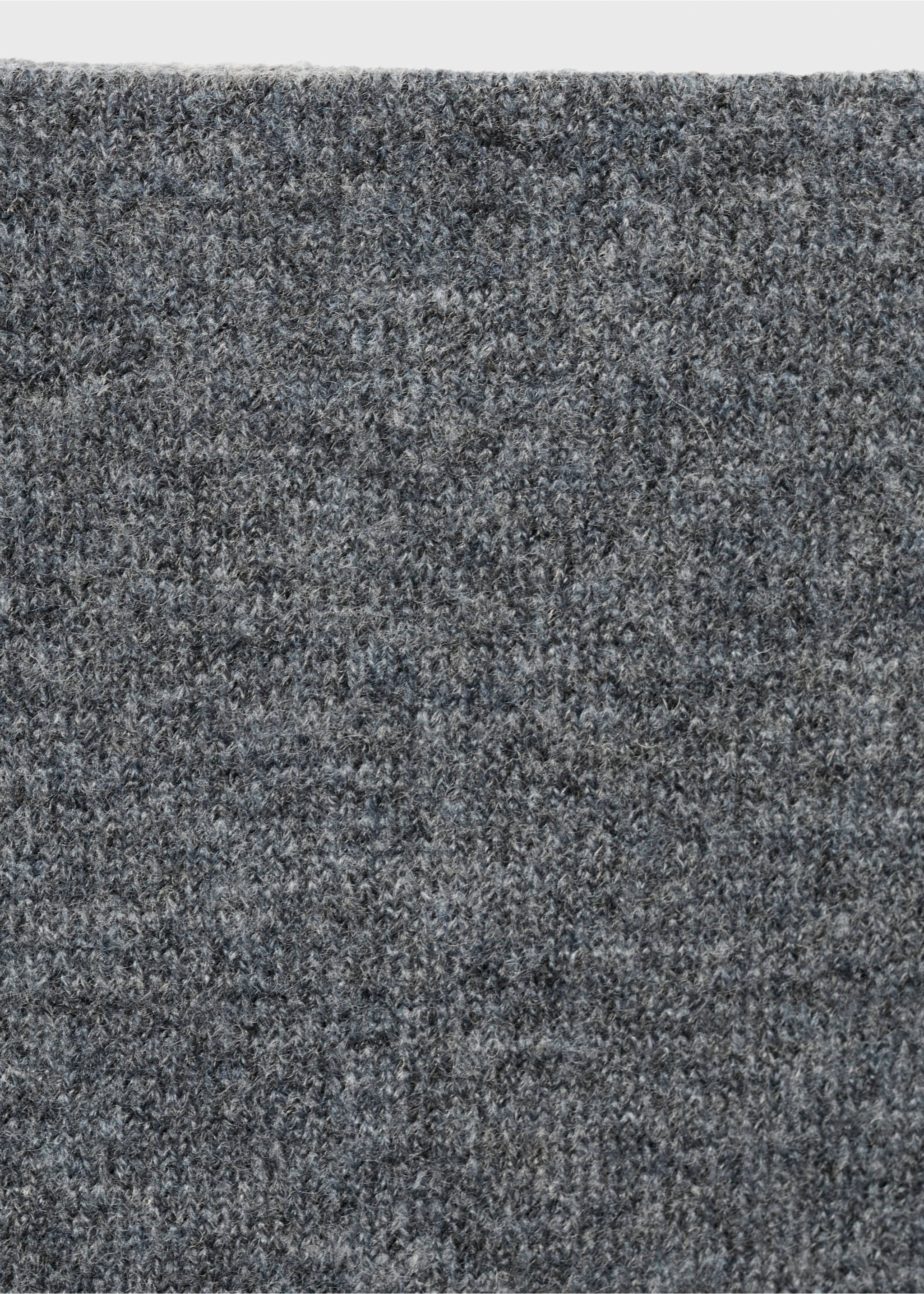 Utställd stickad kjol - Detaljer om artikeln 8, Grå. Ref: 77057701-00.