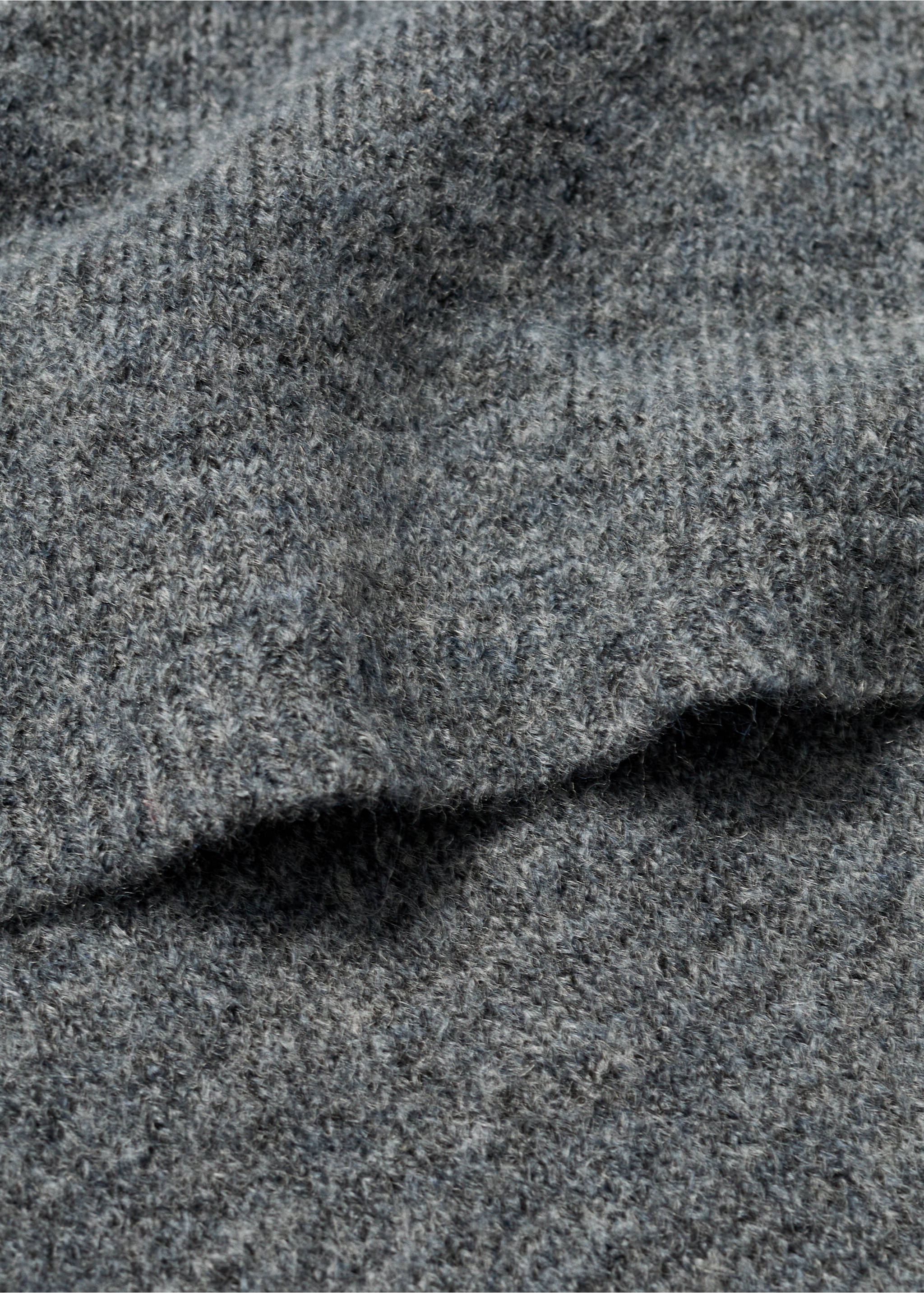 Utställd stickad kjol - Detaljer om artikeln 0, Grå. Ref: 77057701-00.