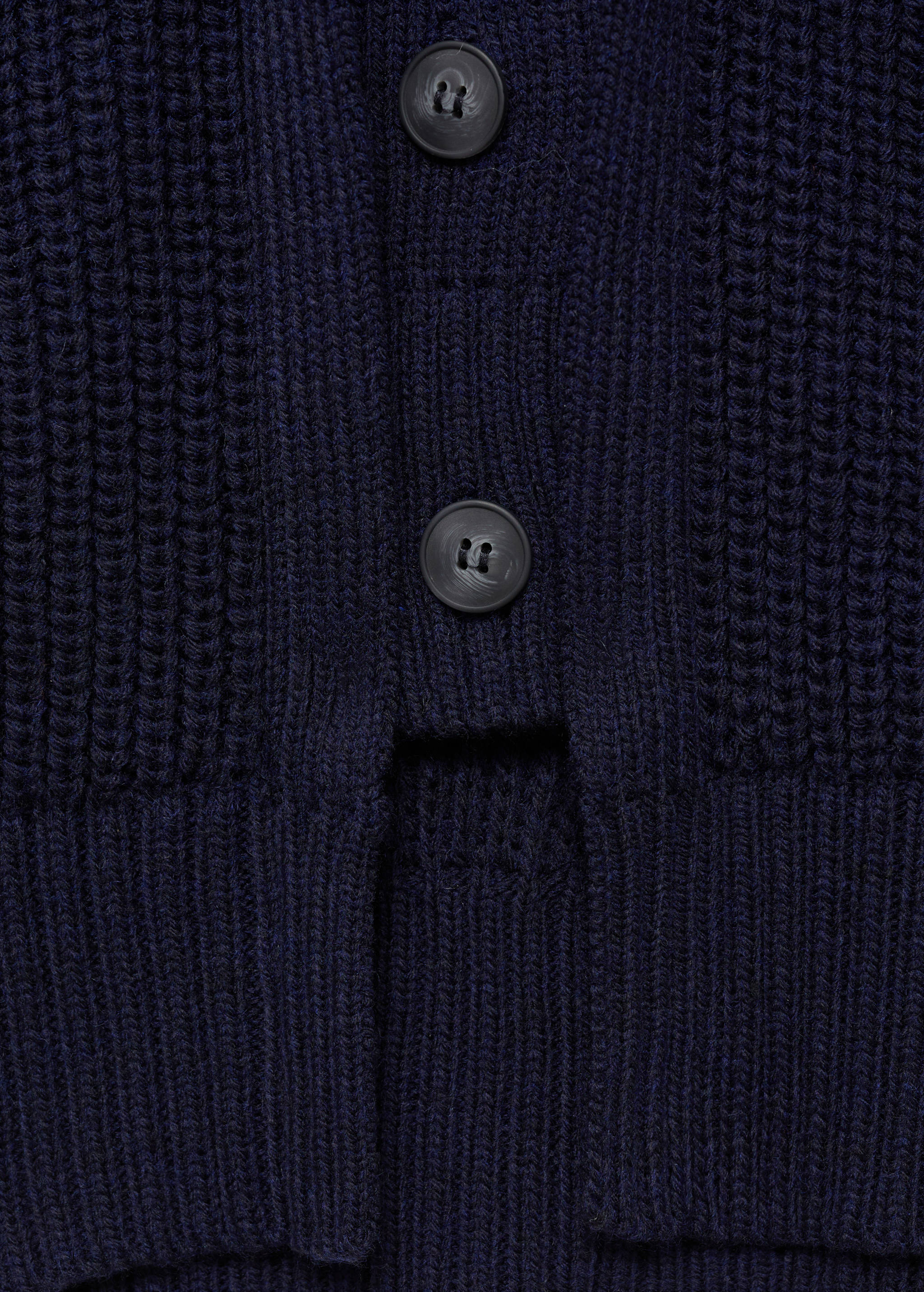 Oversized cardigan with buttons - Details of the article 0