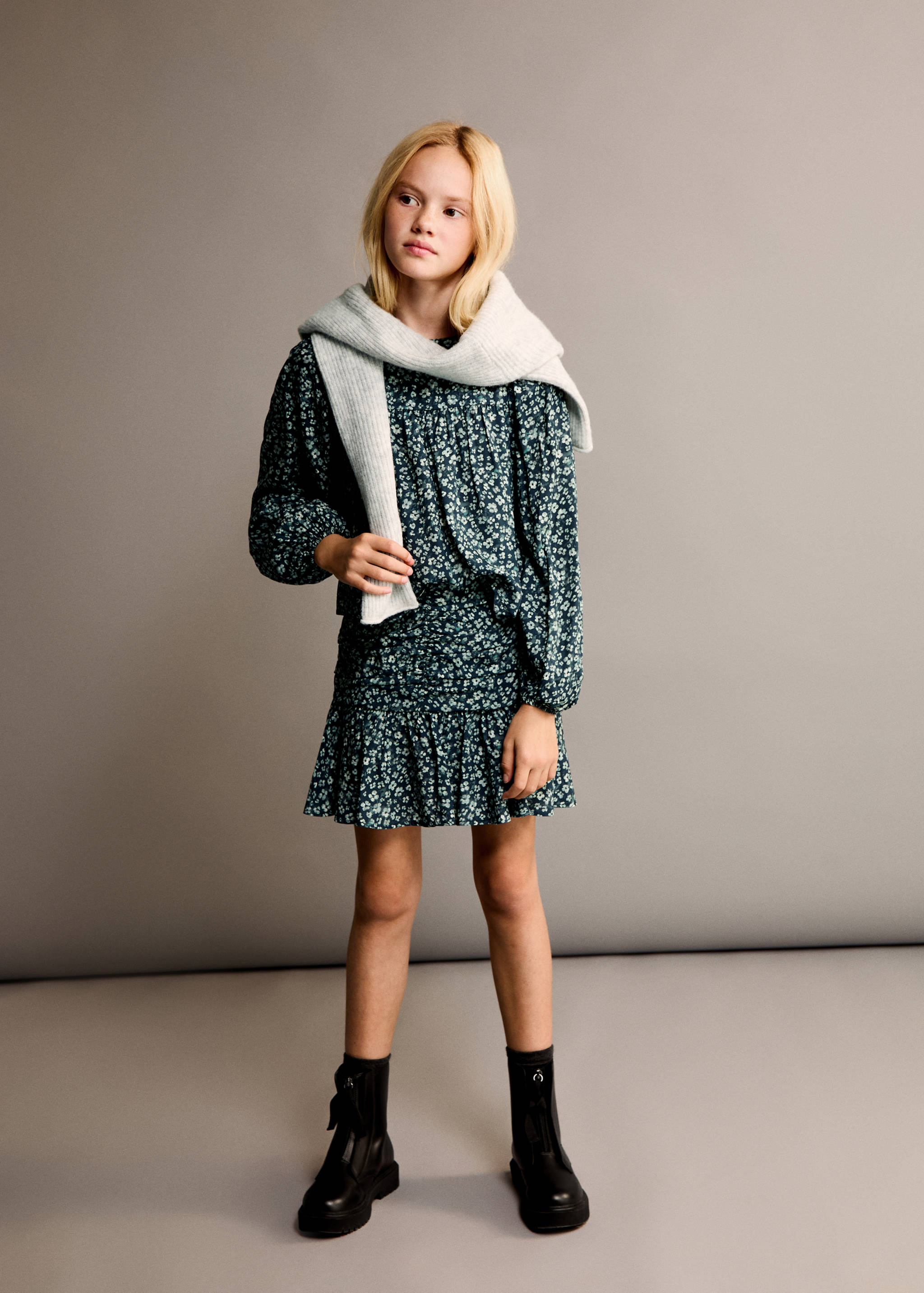 Sukně s květovaným potiskem - Celkový náhled