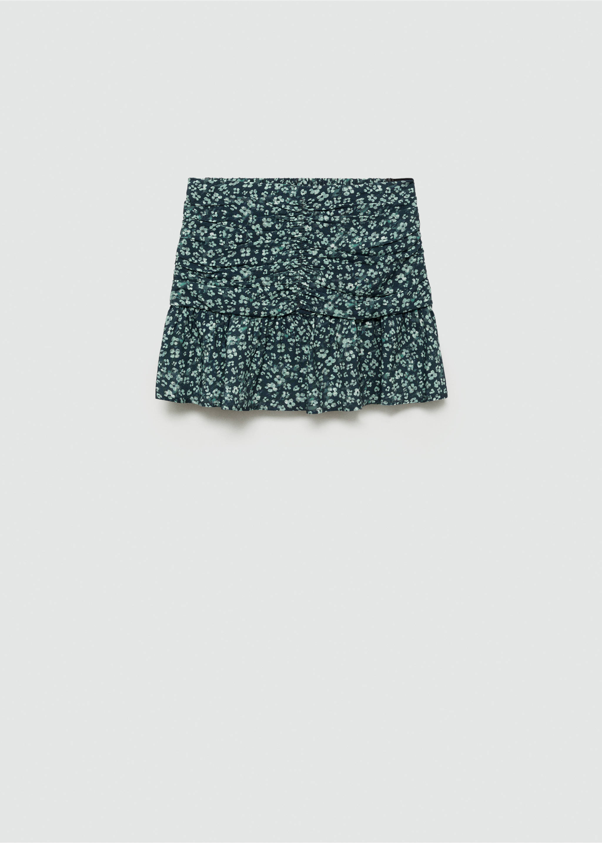 Floral print skirt - Article without model, Green. Ref: 77057714-00.