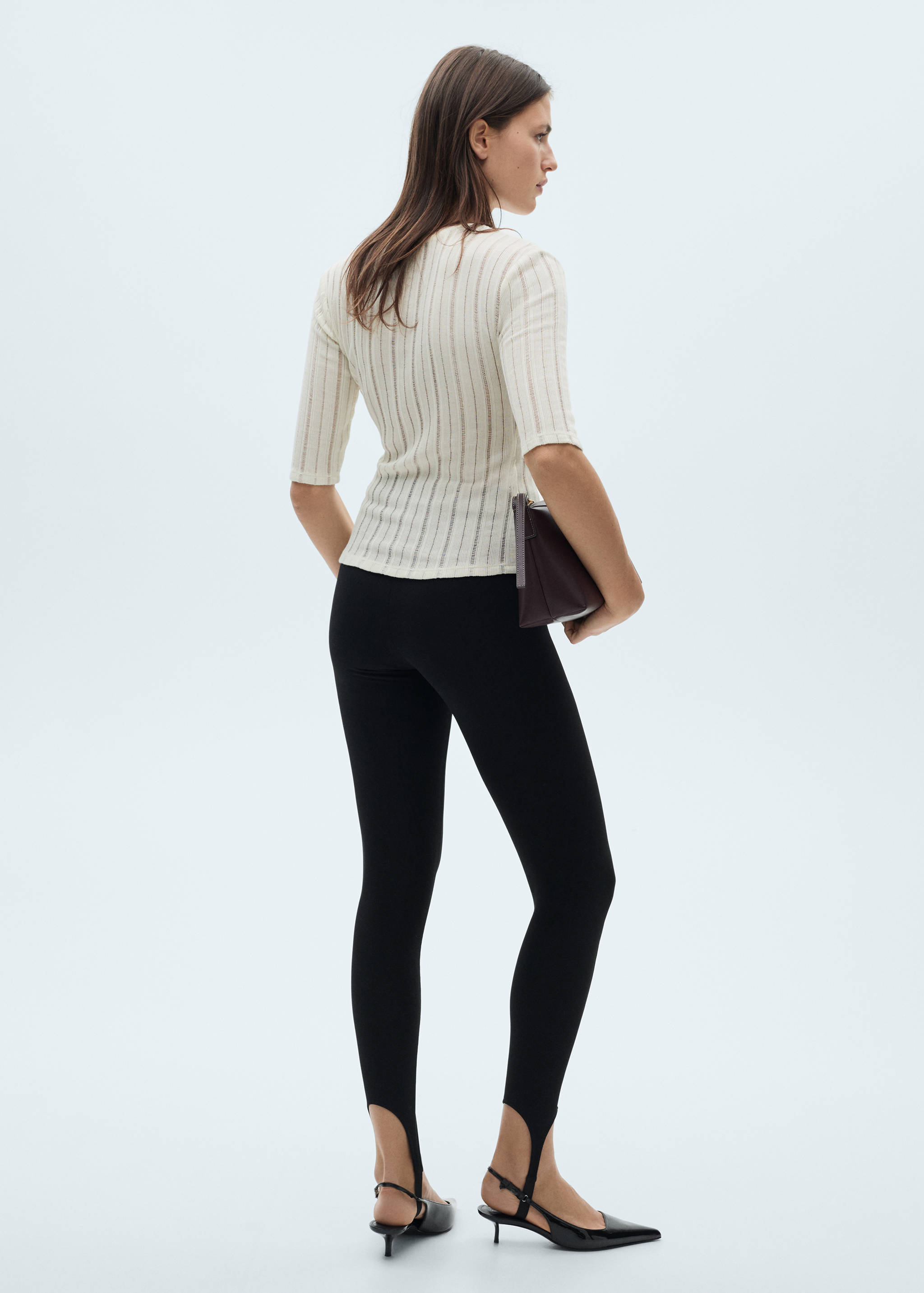 Camiseta punto manga corta - Reverso del artículo