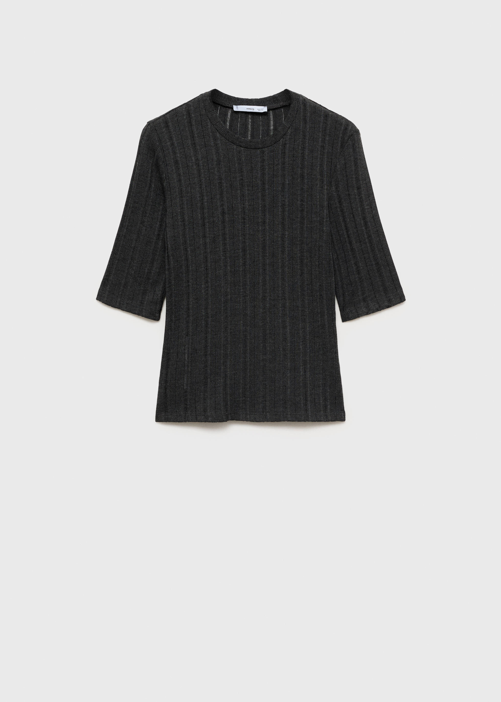 Short-sleeve knitted t-shirt - Article without model