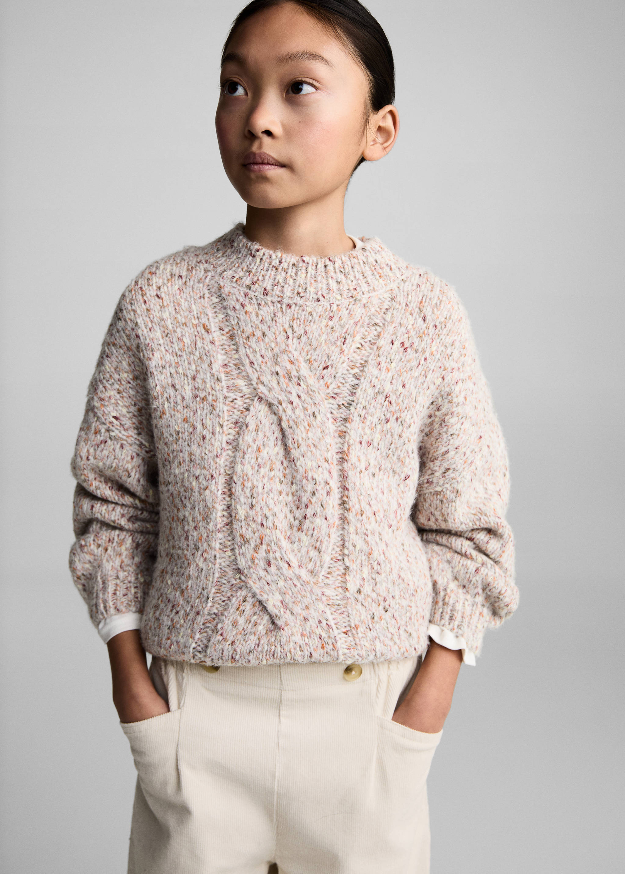 Pantalón culotte pana - Plano medio