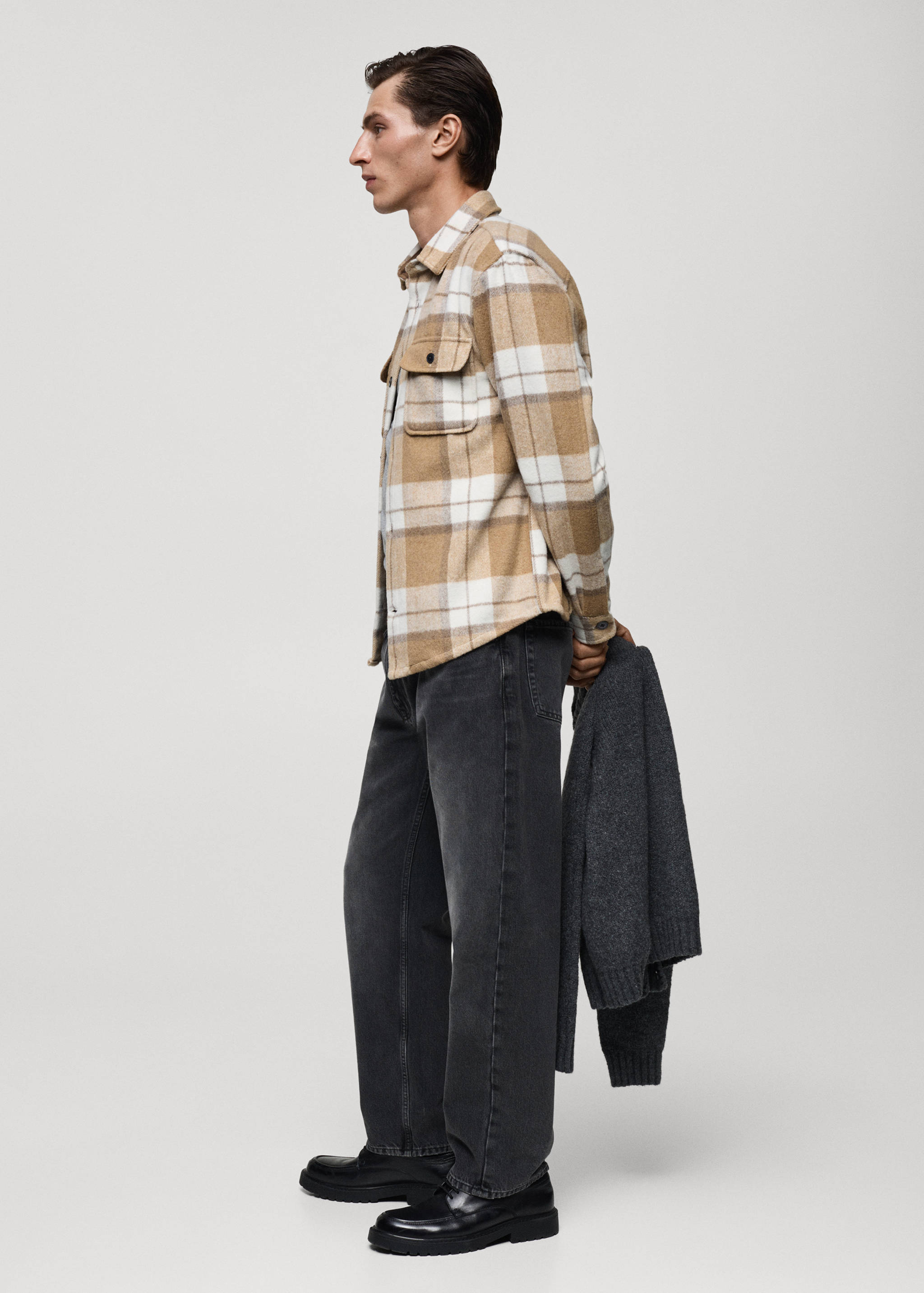 Koszula wierzchnia flanelowa w kratę - Szczegóły artykułu 2