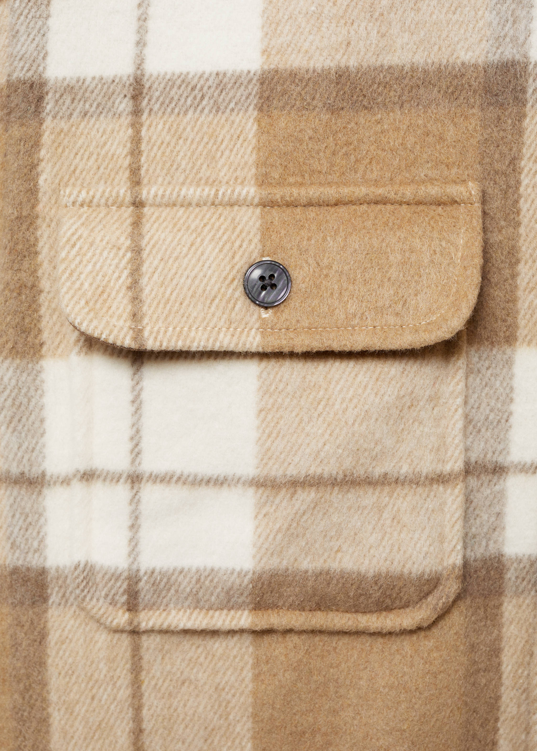 Koszula wierzchnia flanelowa w kratę - Szczegóły artykułu 0