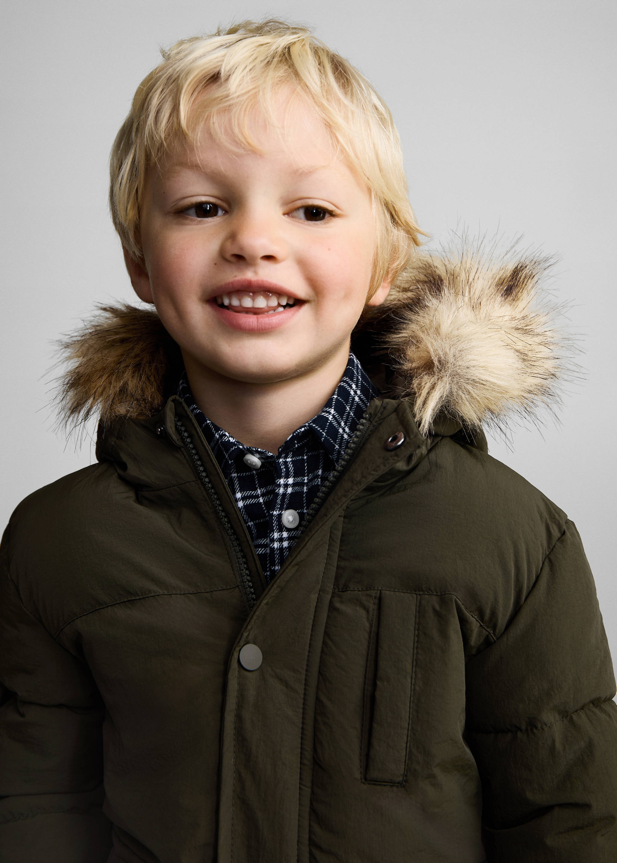 Anorak matelassé intérieur polaire - Détail de l'article 1