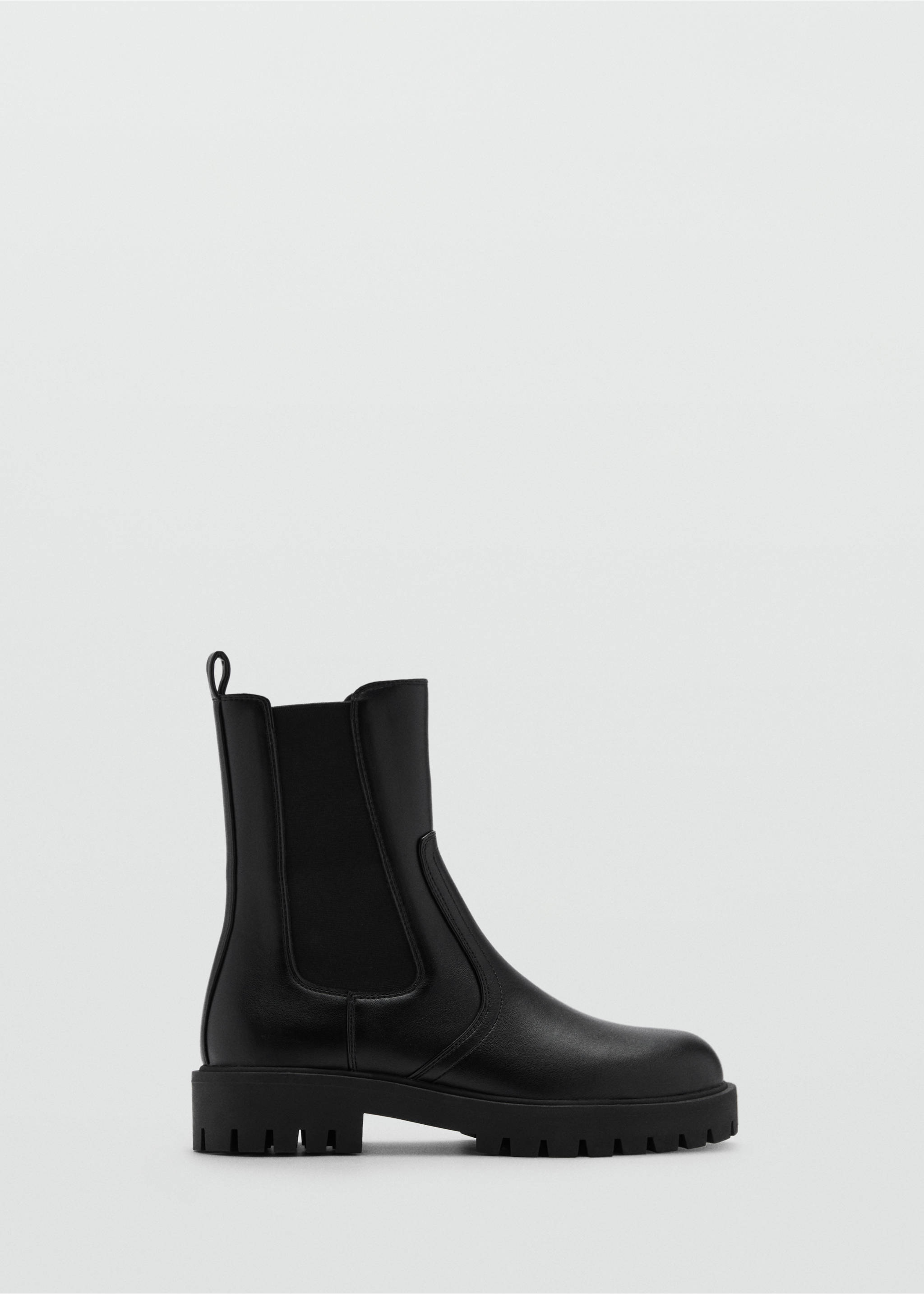 Track sole Chelsea boots - Article without model, Black. Ref: 77057928-00.