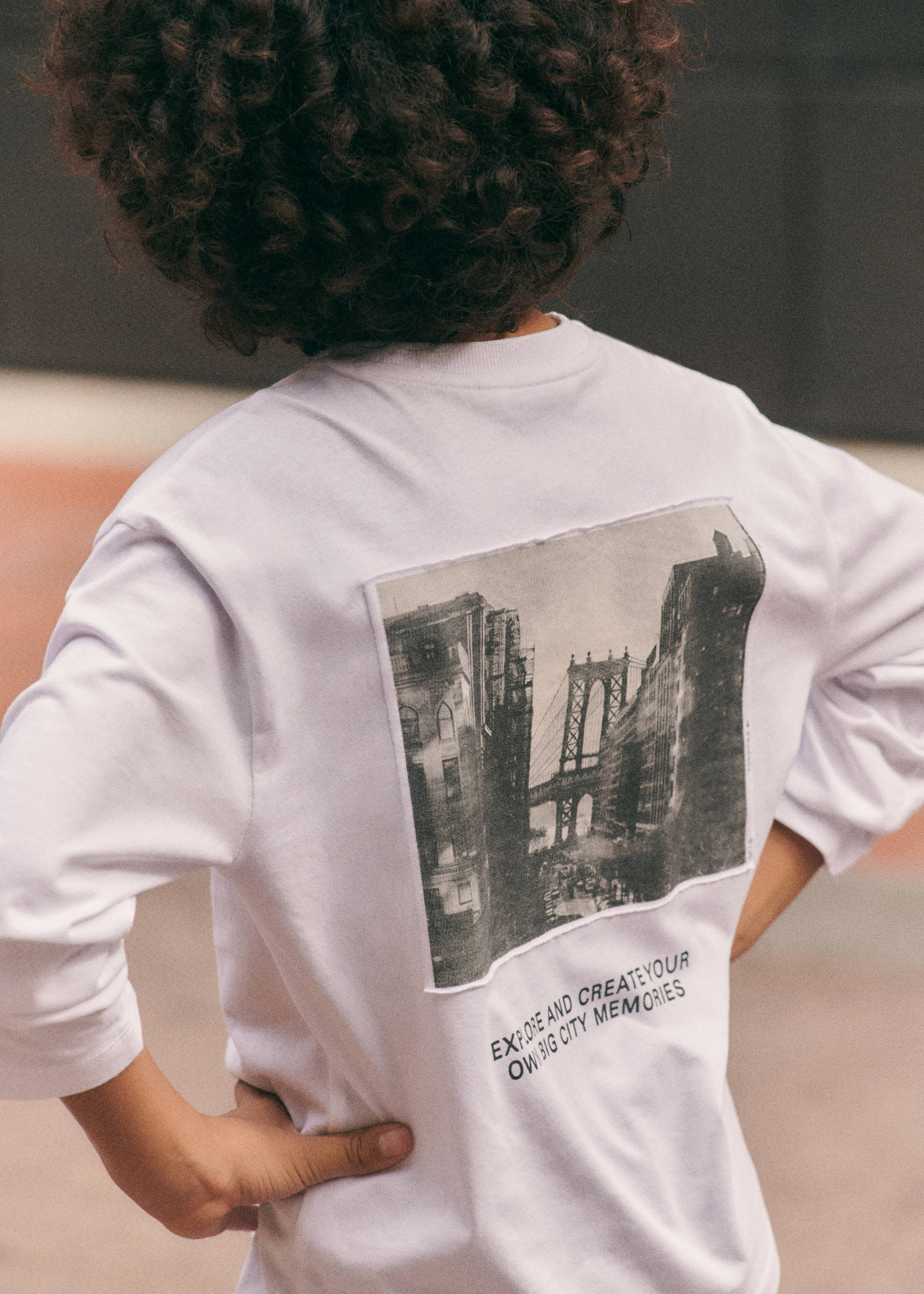 T-shirt manches longues imprimé - Détail de l'article 5