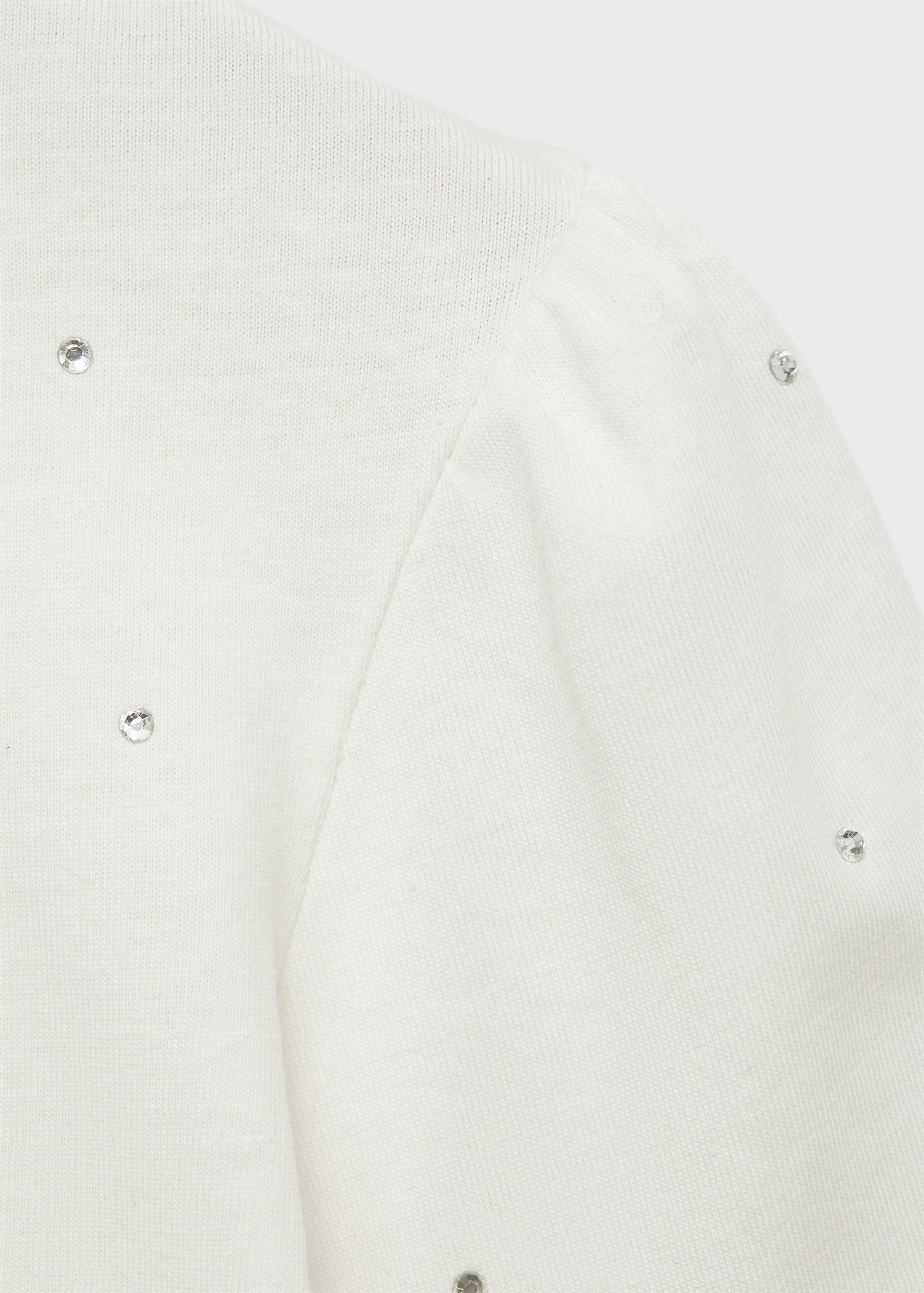 Long-sleeved t-shirt with rhinestone detail - Details of the article 8