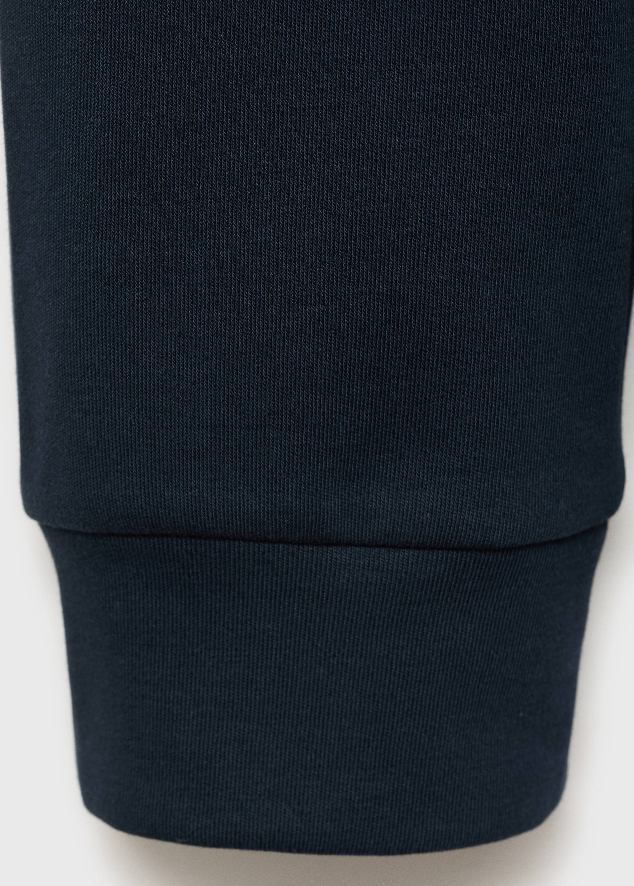Cotton t-shirt with perkins neck - Details of the article 0