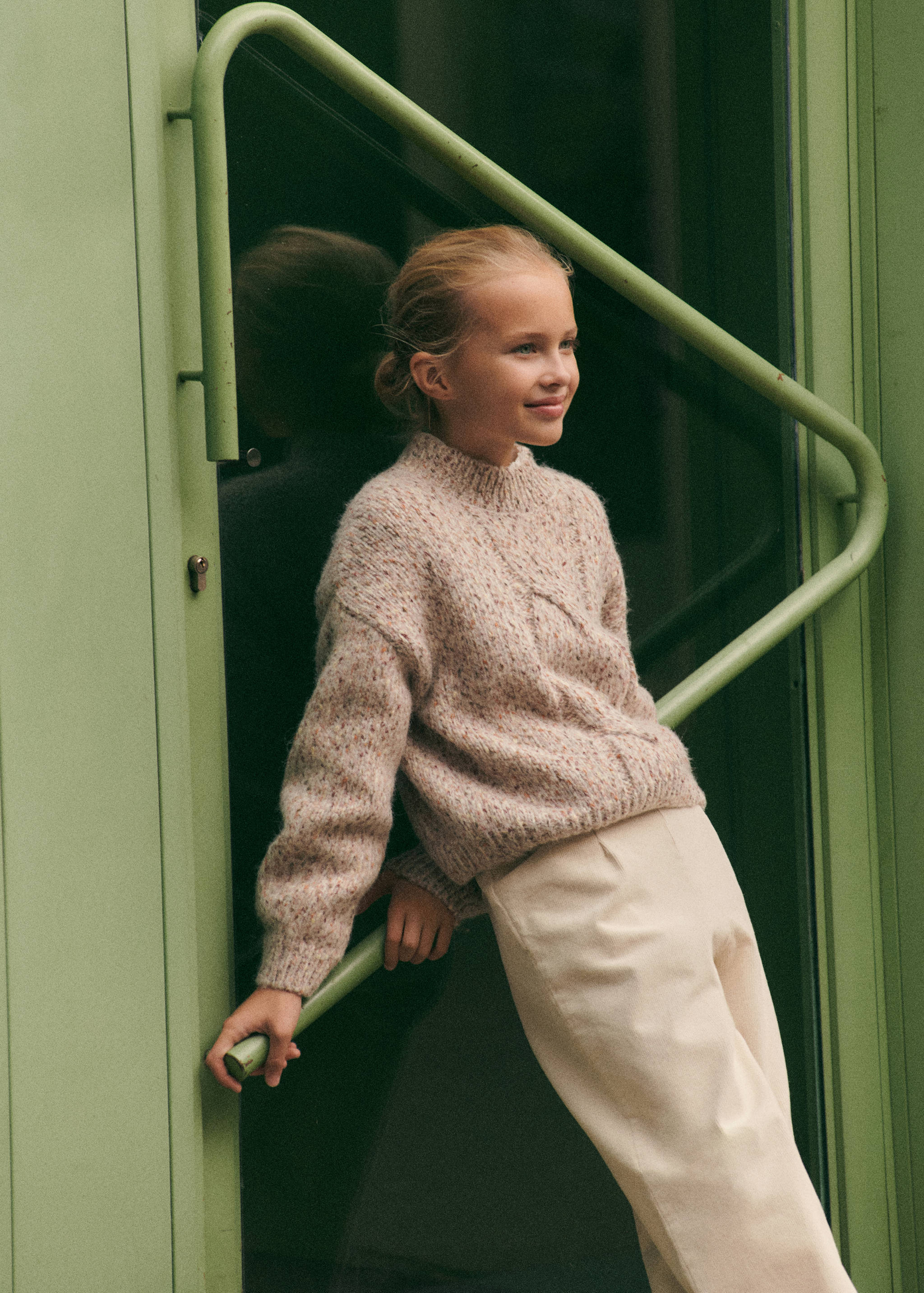 Braided knitted sweater - Details of the article 5