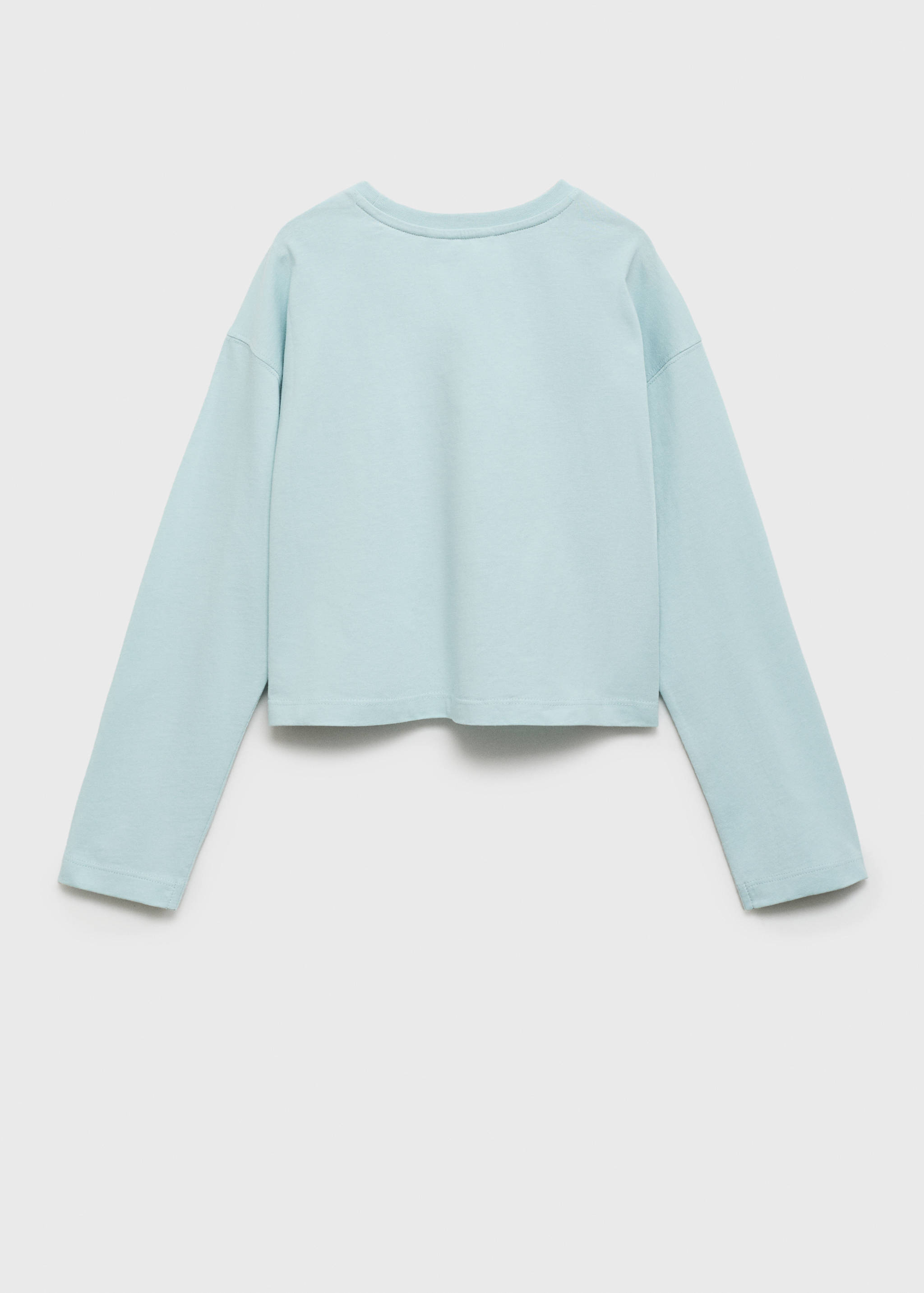 Printed cotton-blend T-shirt - Reverse of the article