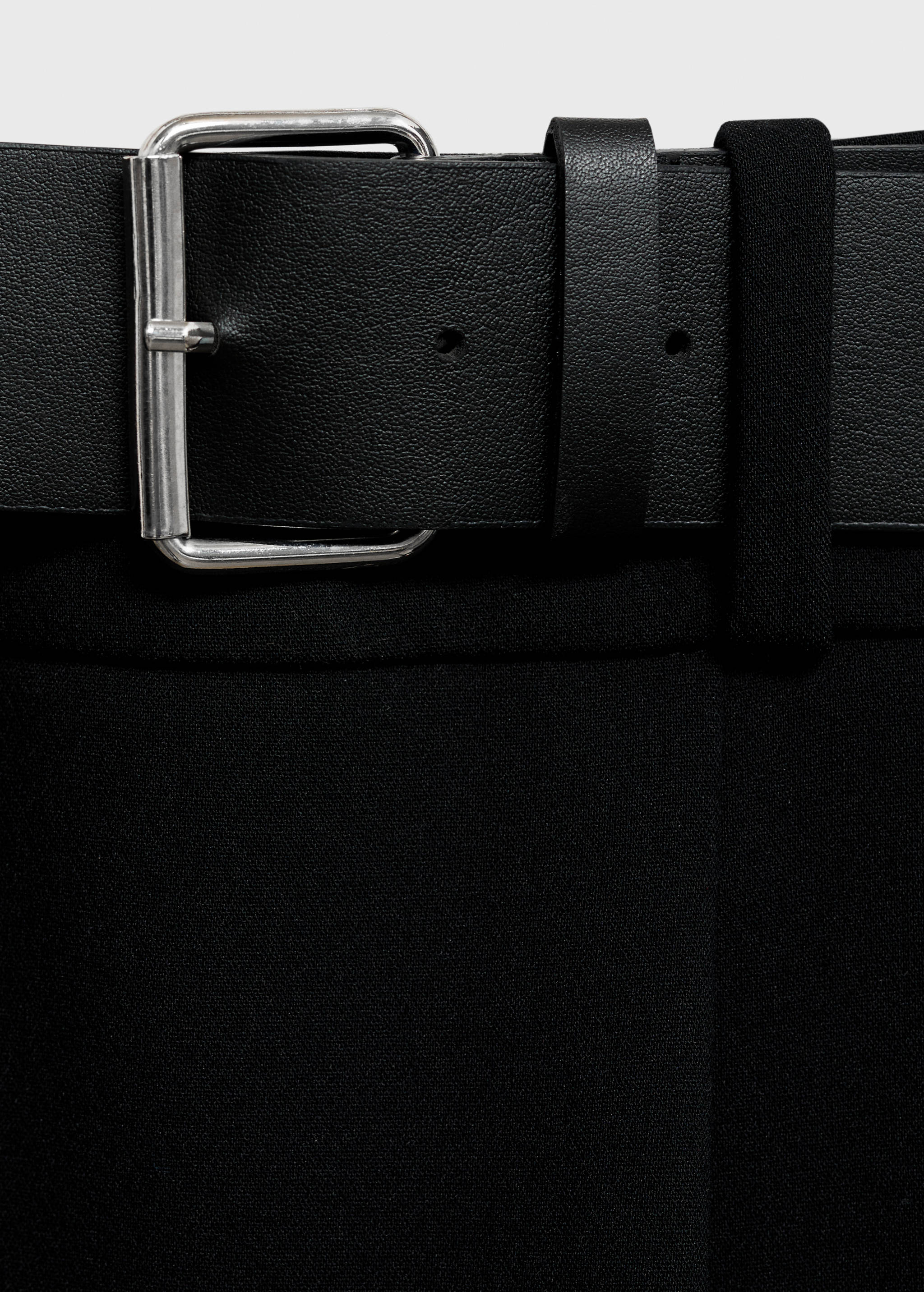 Belt straight-fit pants - Details of the article 8