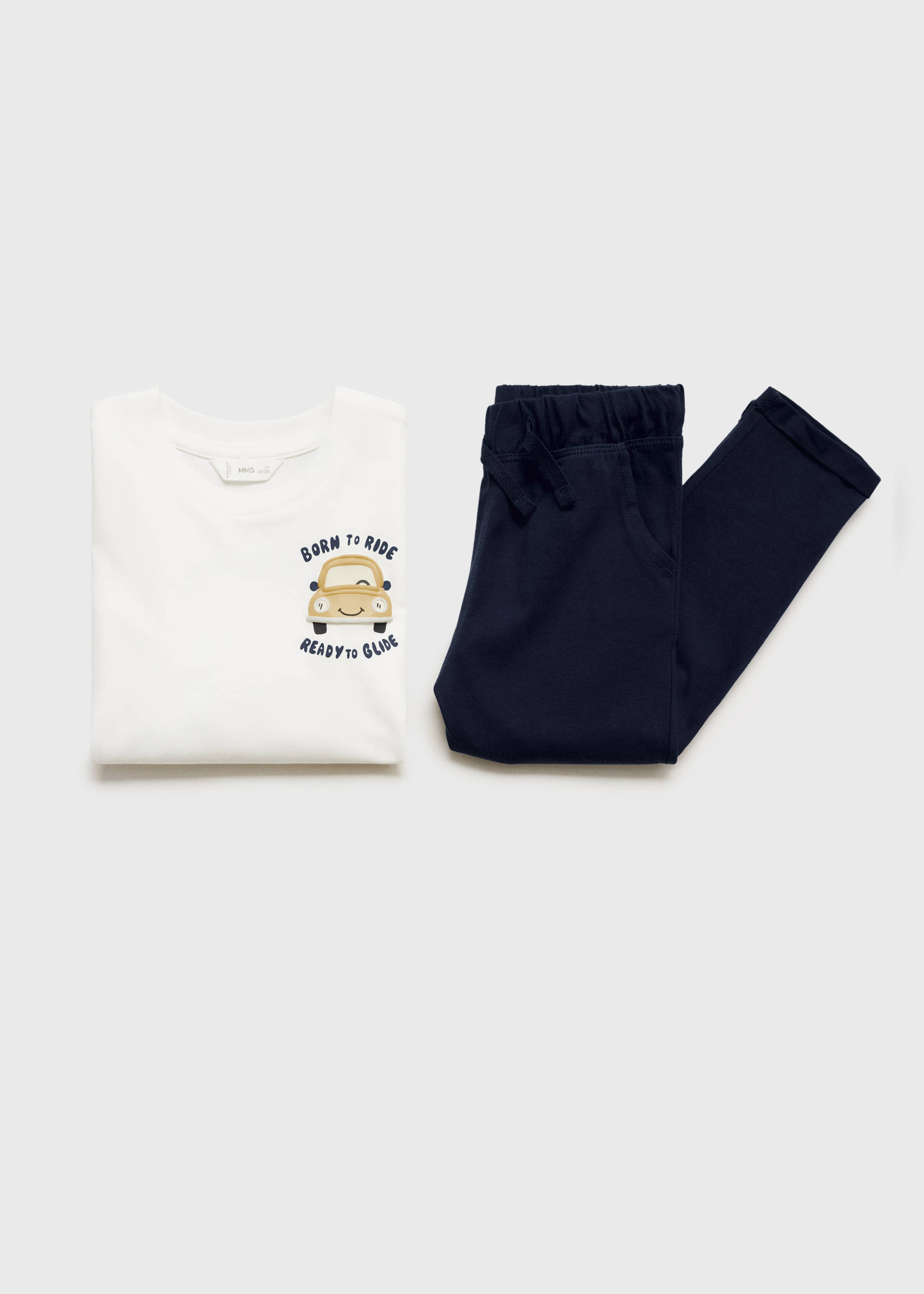 Printed long pyjamas - Details of the article 0