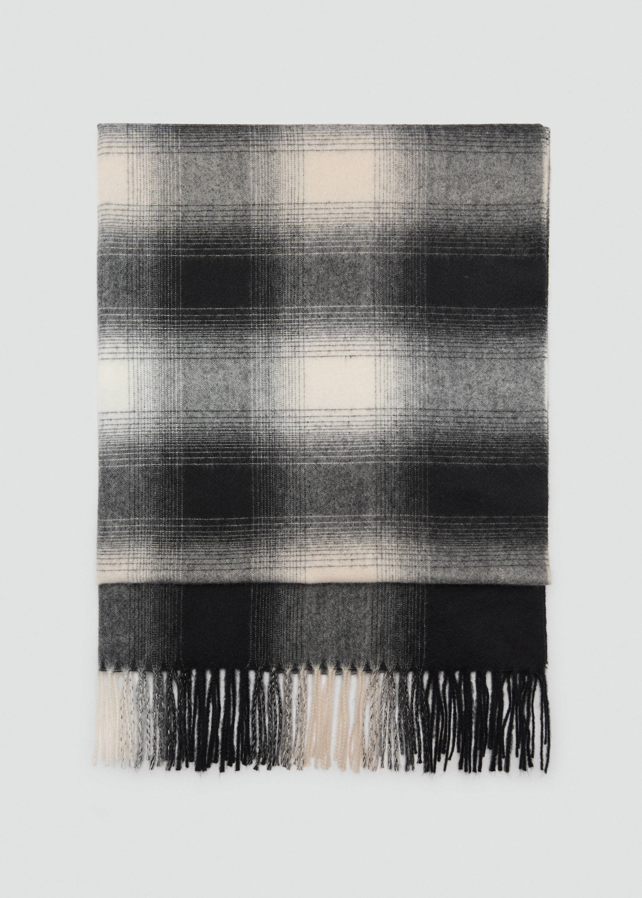 Flannel check scarf - Article without model