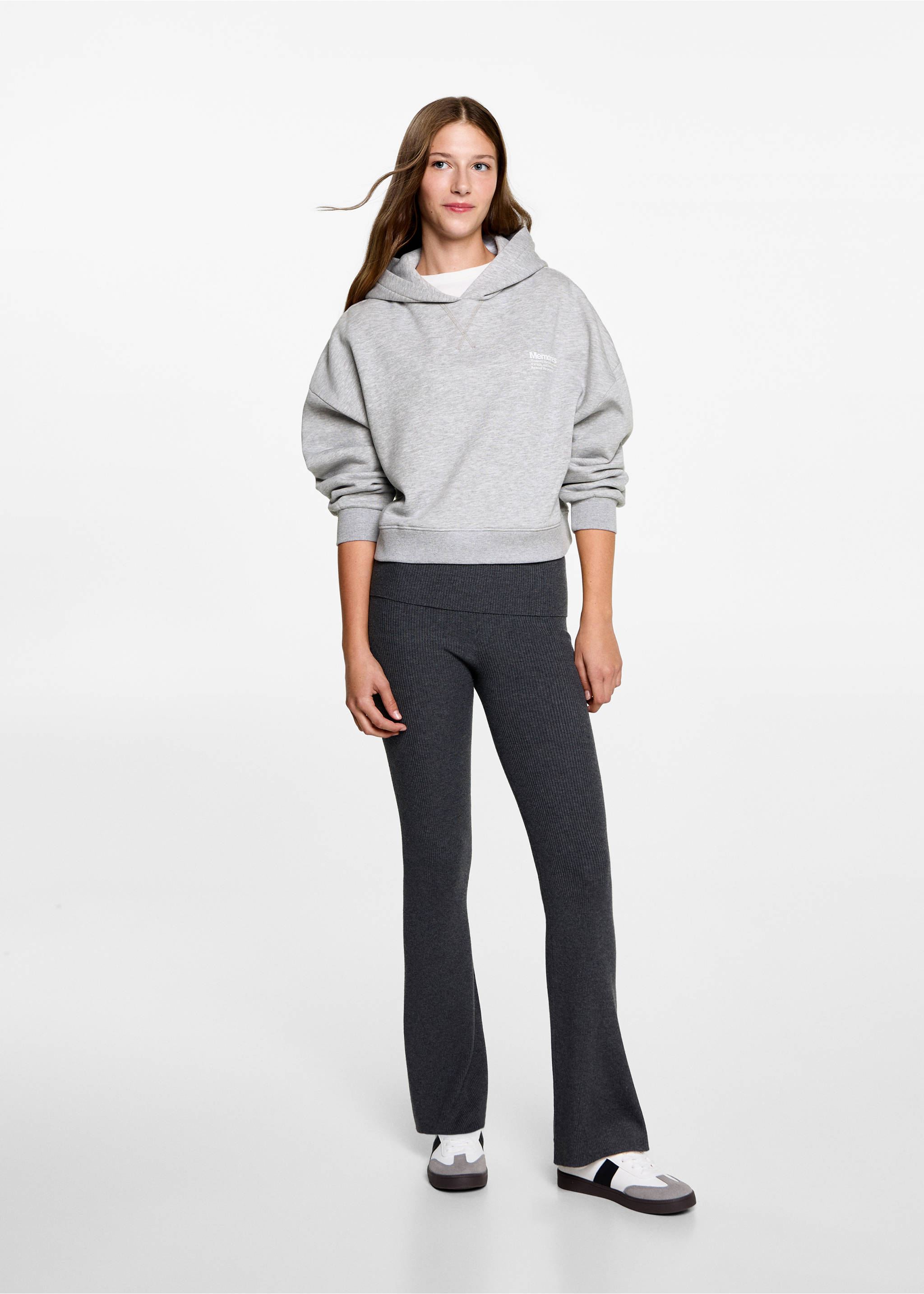 Printed hoodie - General plane, Medium Heather Grey. Ref: 77058267-00.