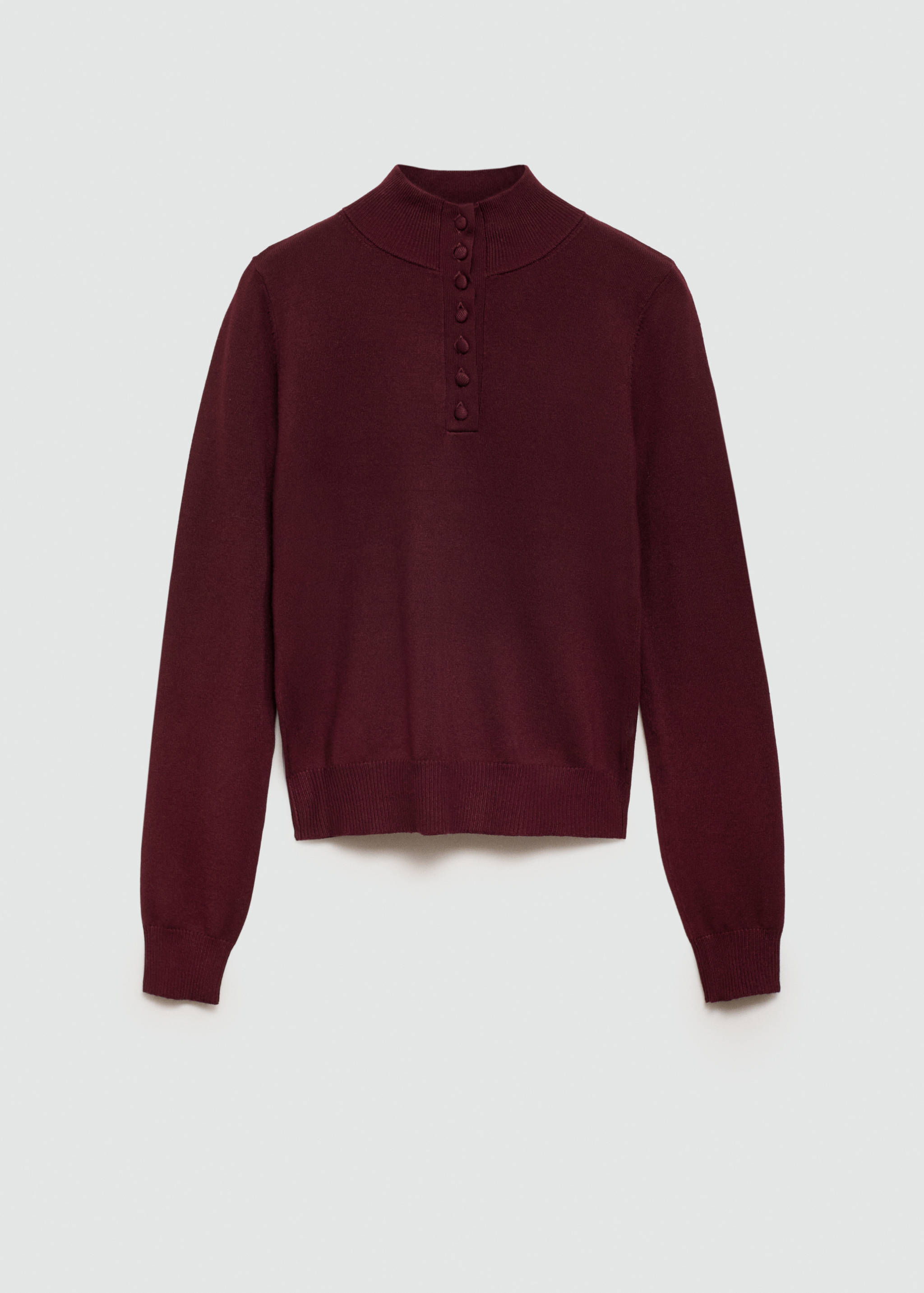 Jersey punto fino botones - Artículo sin modelo